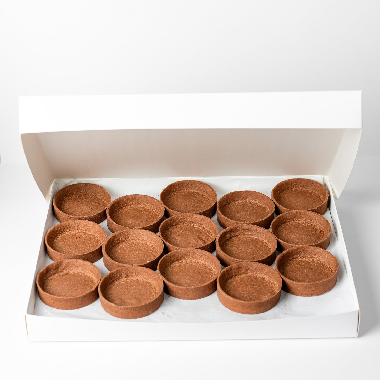 Individual Chocolate Tart Shells (30 pcs per tray)