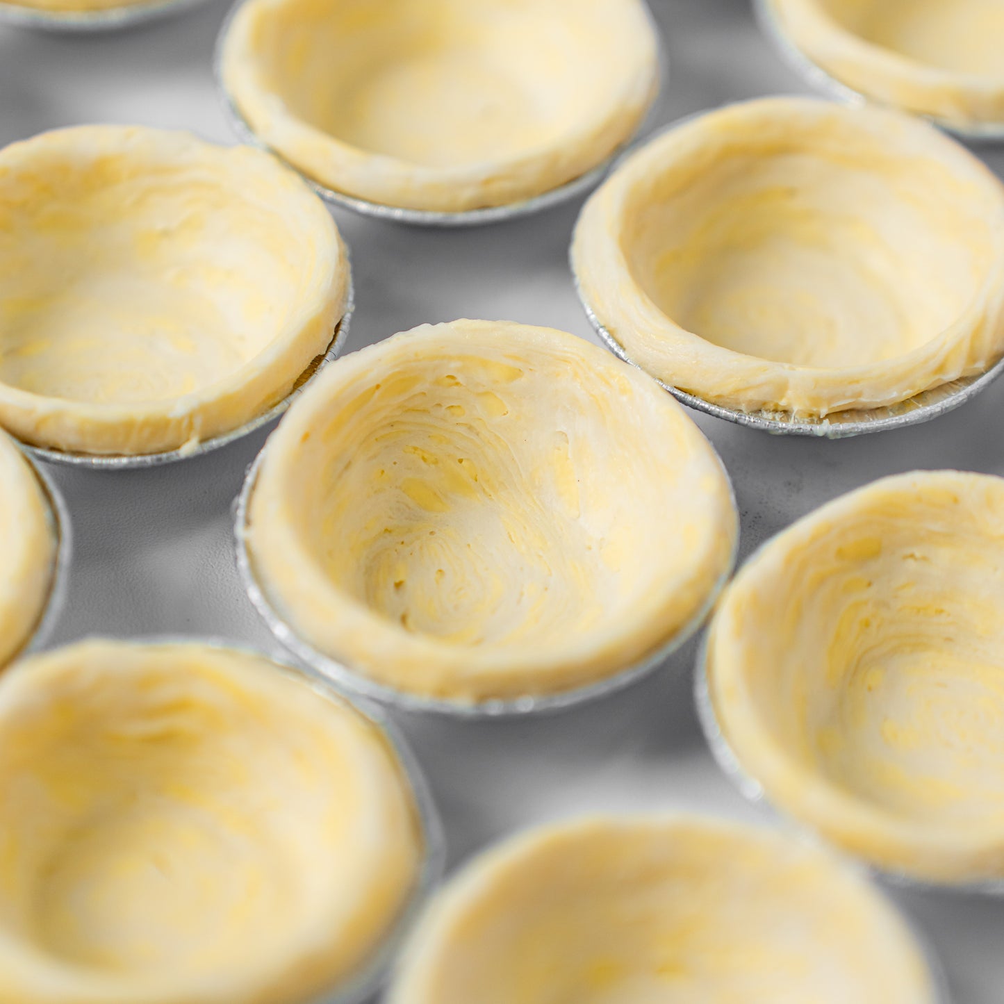 LIMITED OFFER: Medium Puff Pastry Dough Tart Shells 20 pcs - Egg Tart