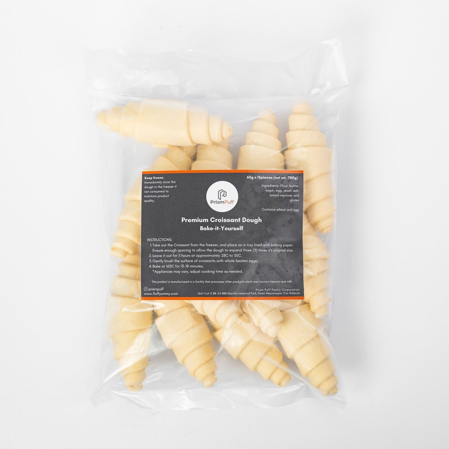 Bake - it - Yourself Frozen Premium Butter Croissants (12 pcs) - Fluffyummy Gastrogroup
