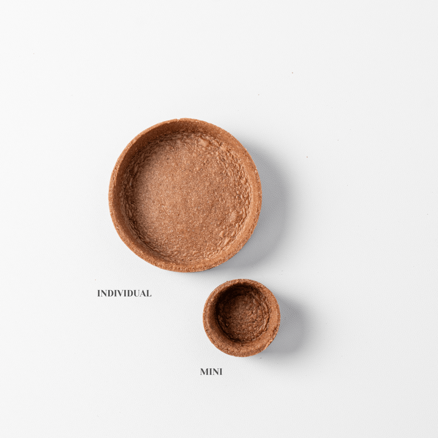 Individual Chocolate Tart Shells (30 pcs per tray) - Fluffyummy Gastrogroup