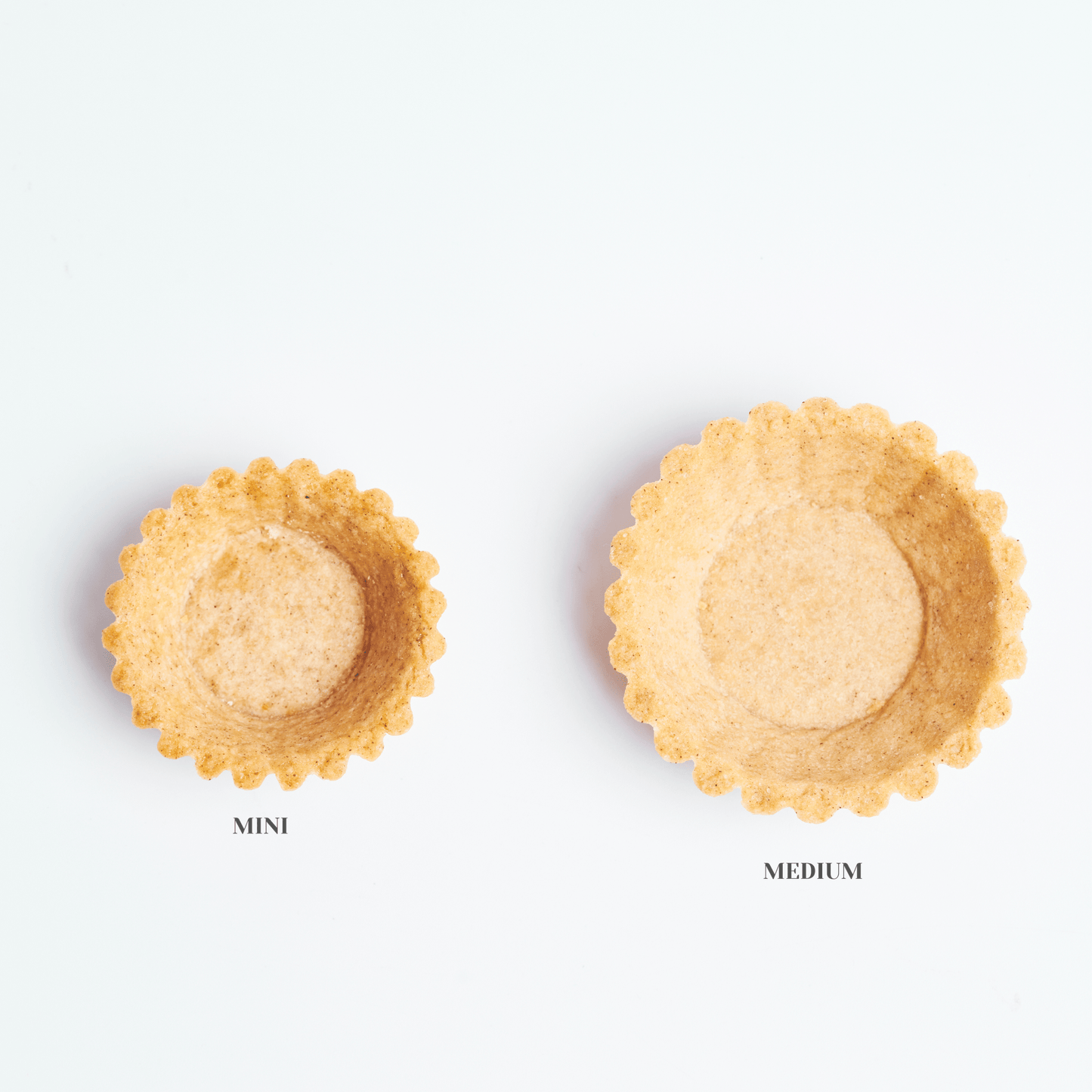 Medium Old Fashioned Speculoos Tart Shells (84 pcs. per tray) - Fluffyummy Gastrogroup