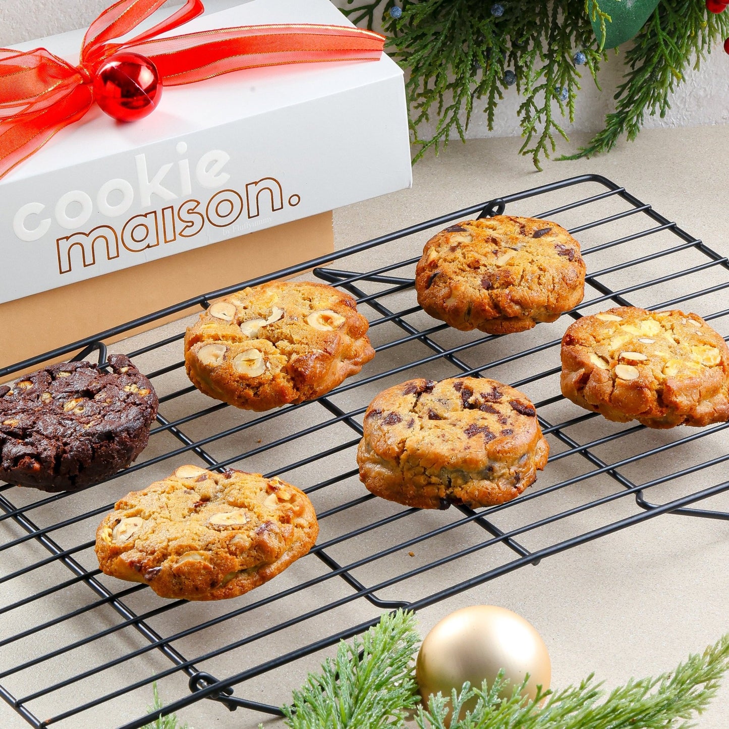 Palm Sized Cookies (Box of 6) - Fluffyummy Gastrogroup