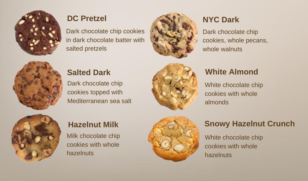 Palm Sized Cookies (Box of 6) - Fluffyummy Gastrogroup