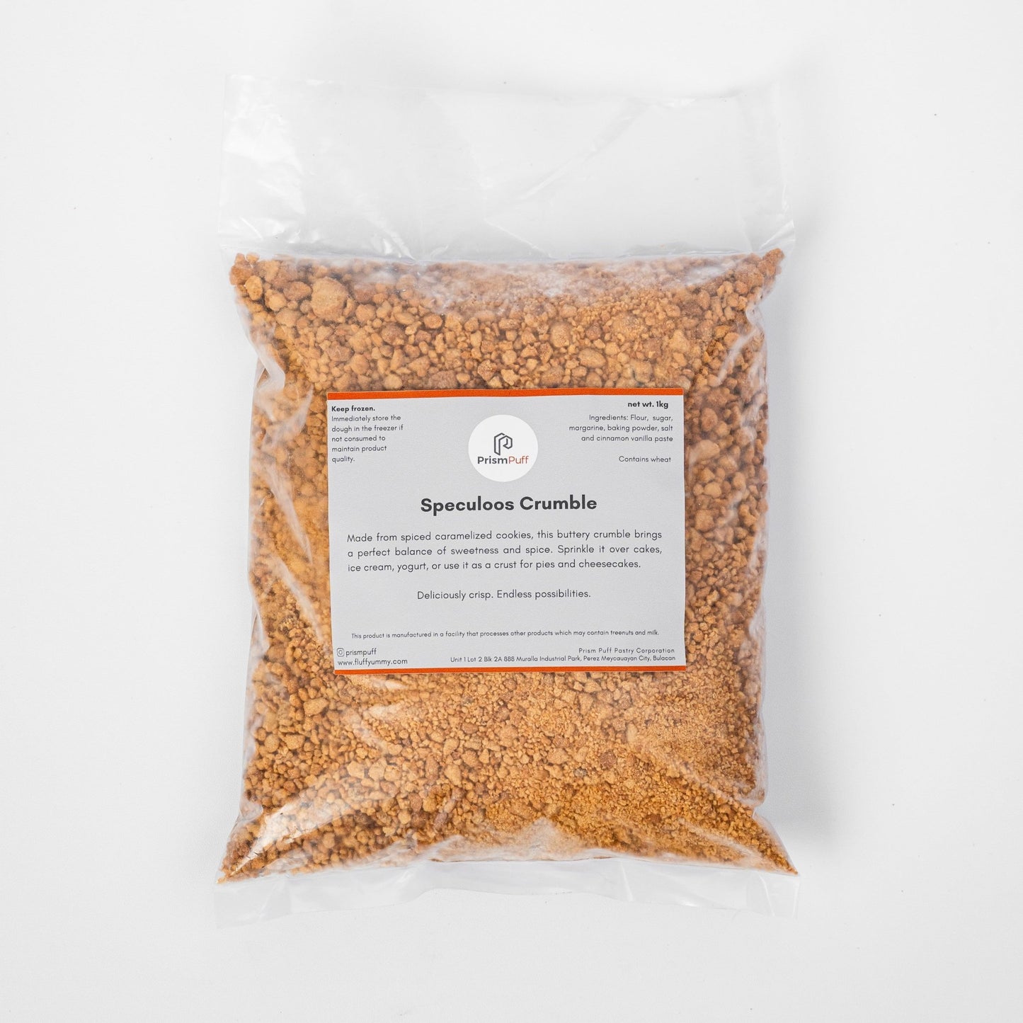 Speculoos Crumble 1kg - Fluffyummy Gastrogroup