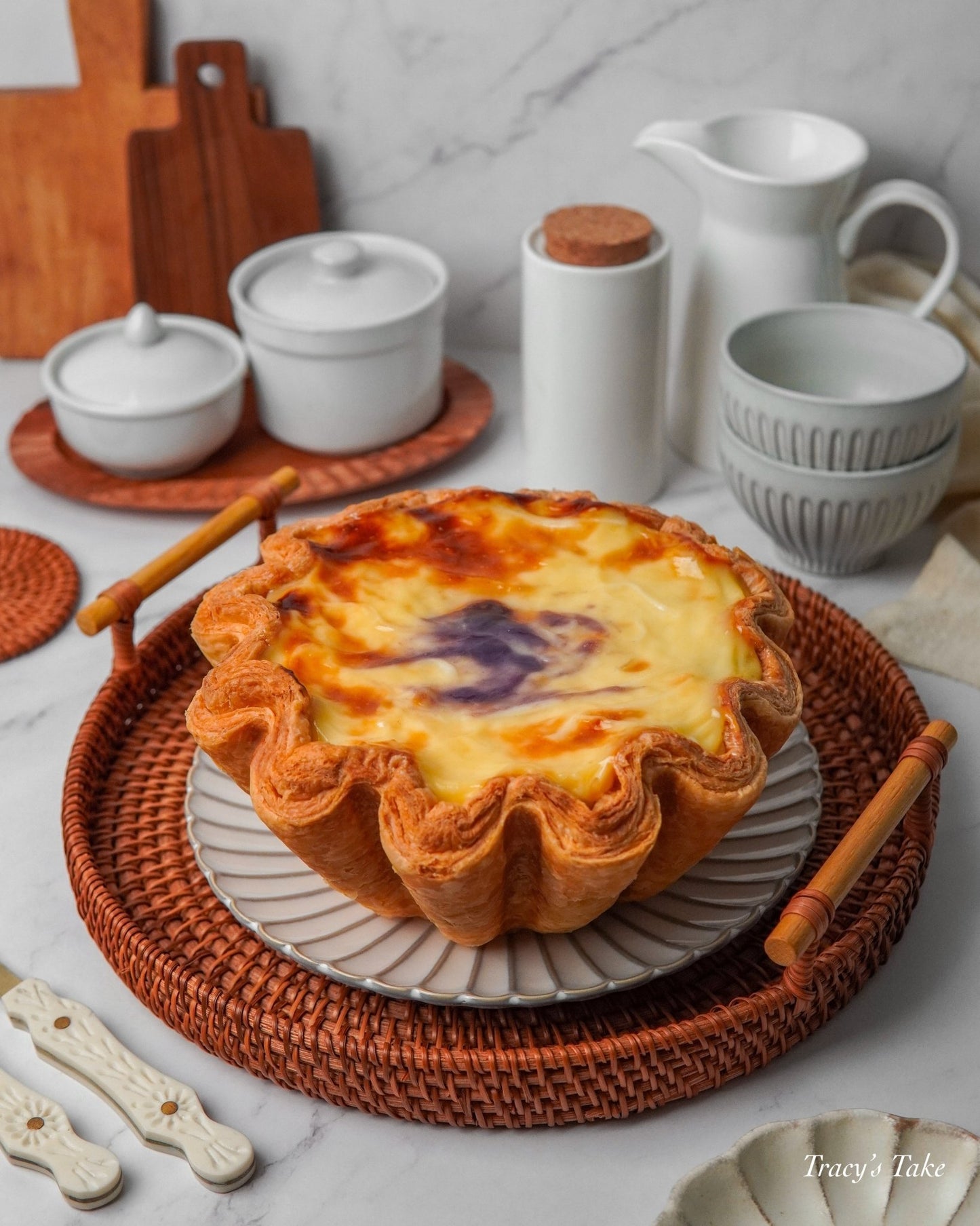 Ube Buko Flan - Fluffyummy Gastrogroup