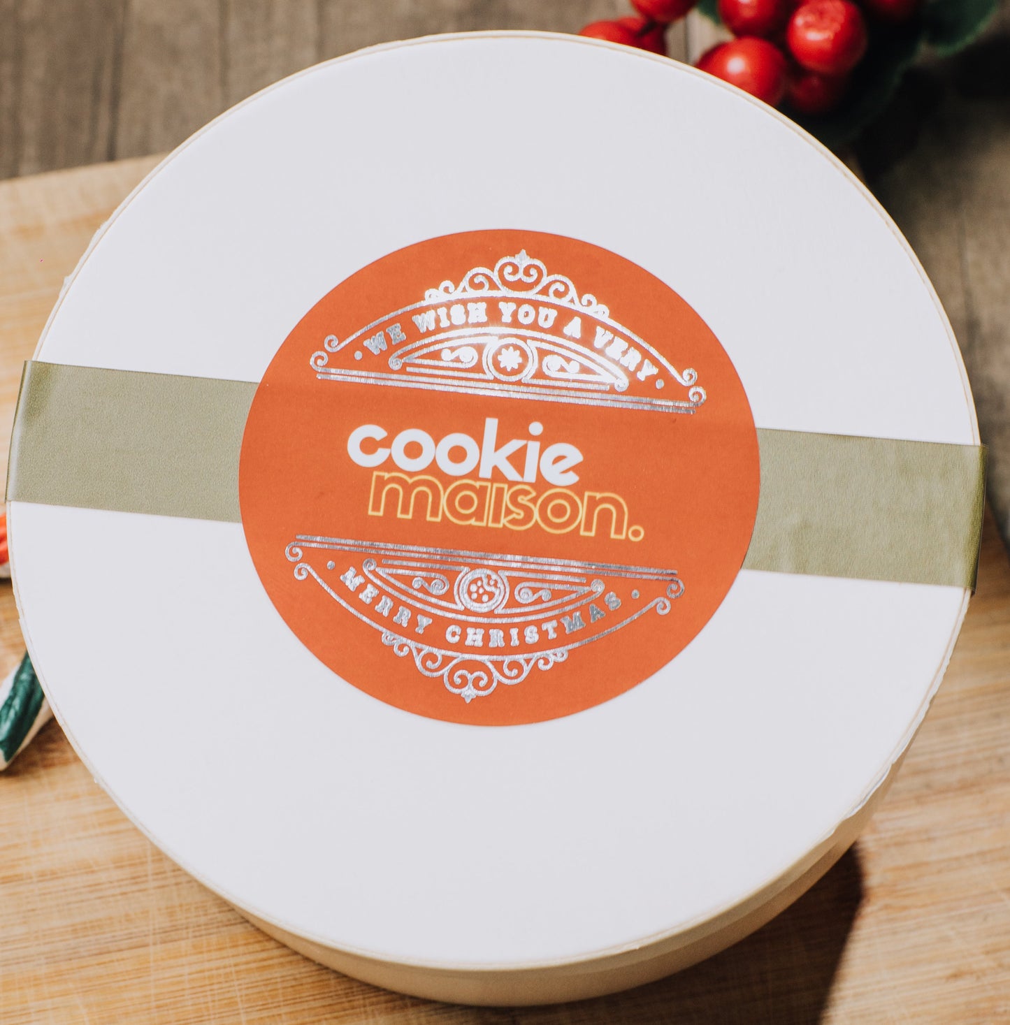 Mini Cookie Nibblers Wooden Gift Box (20 mini pcs)