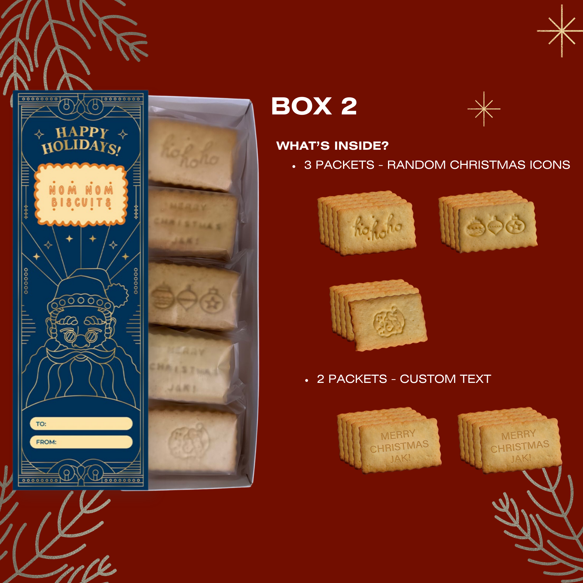 Limited Edition Christmas 2023 Nomnom Biscuits