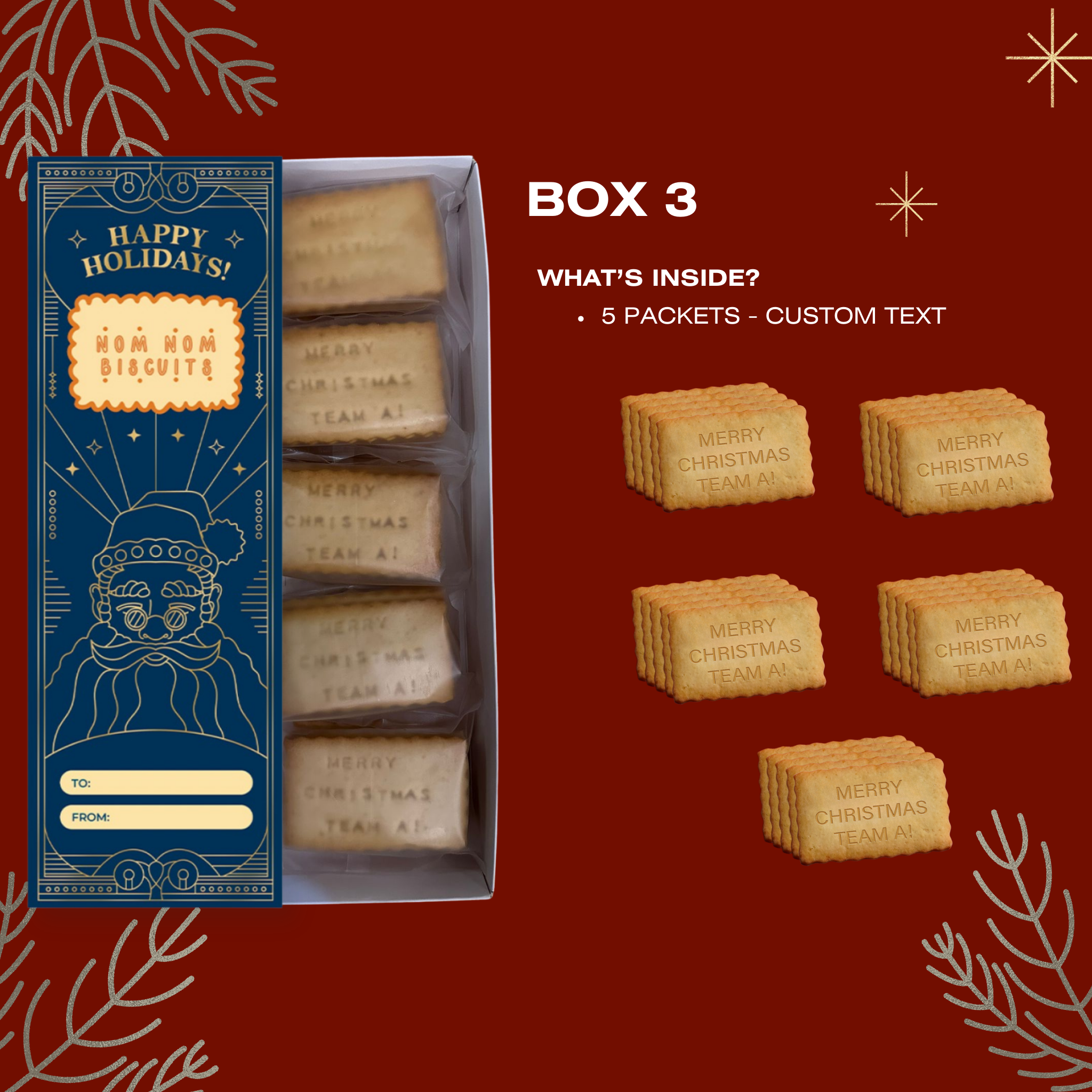 Limited Edition Christmas 2023 Nomnom Biscuits