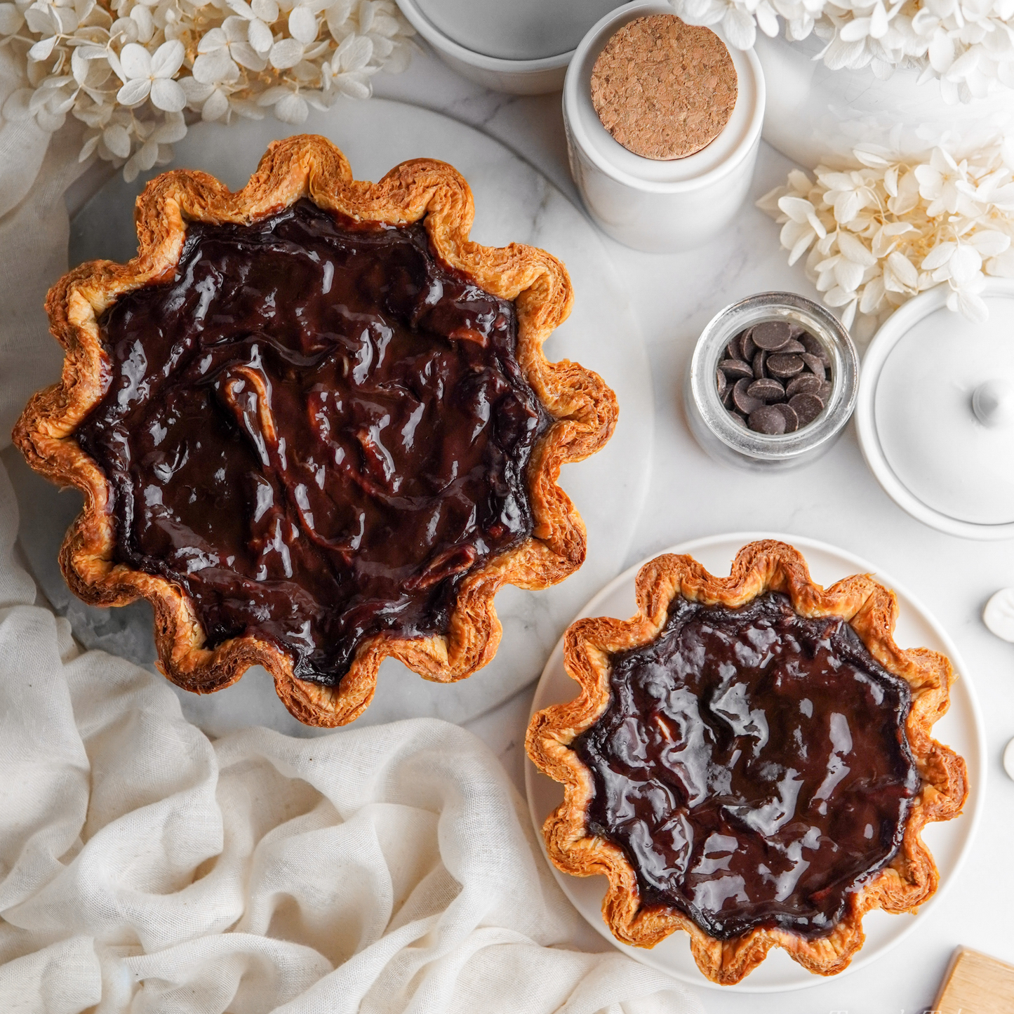 Chocolate flan