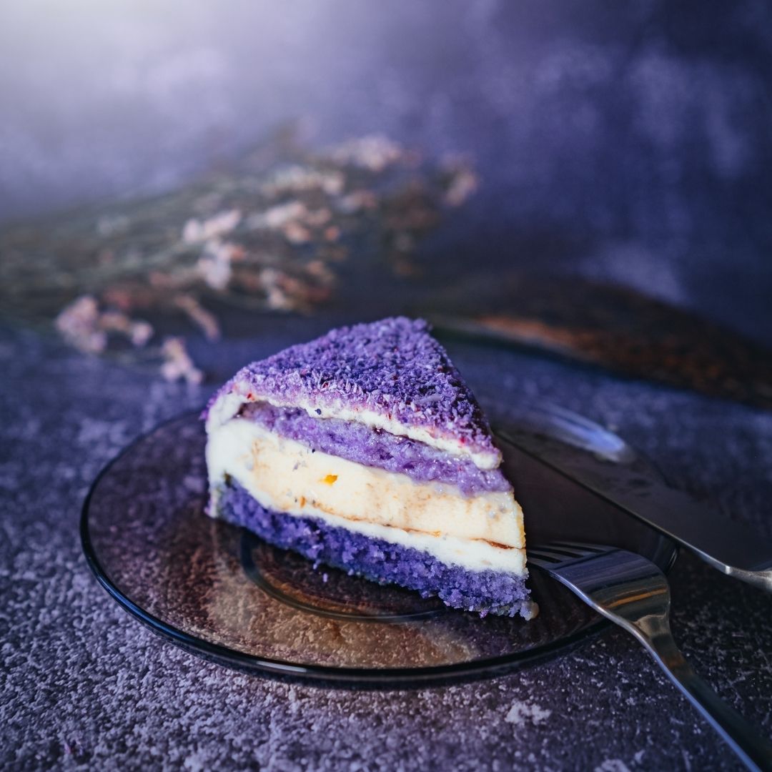 Ube Leche Cake 8"