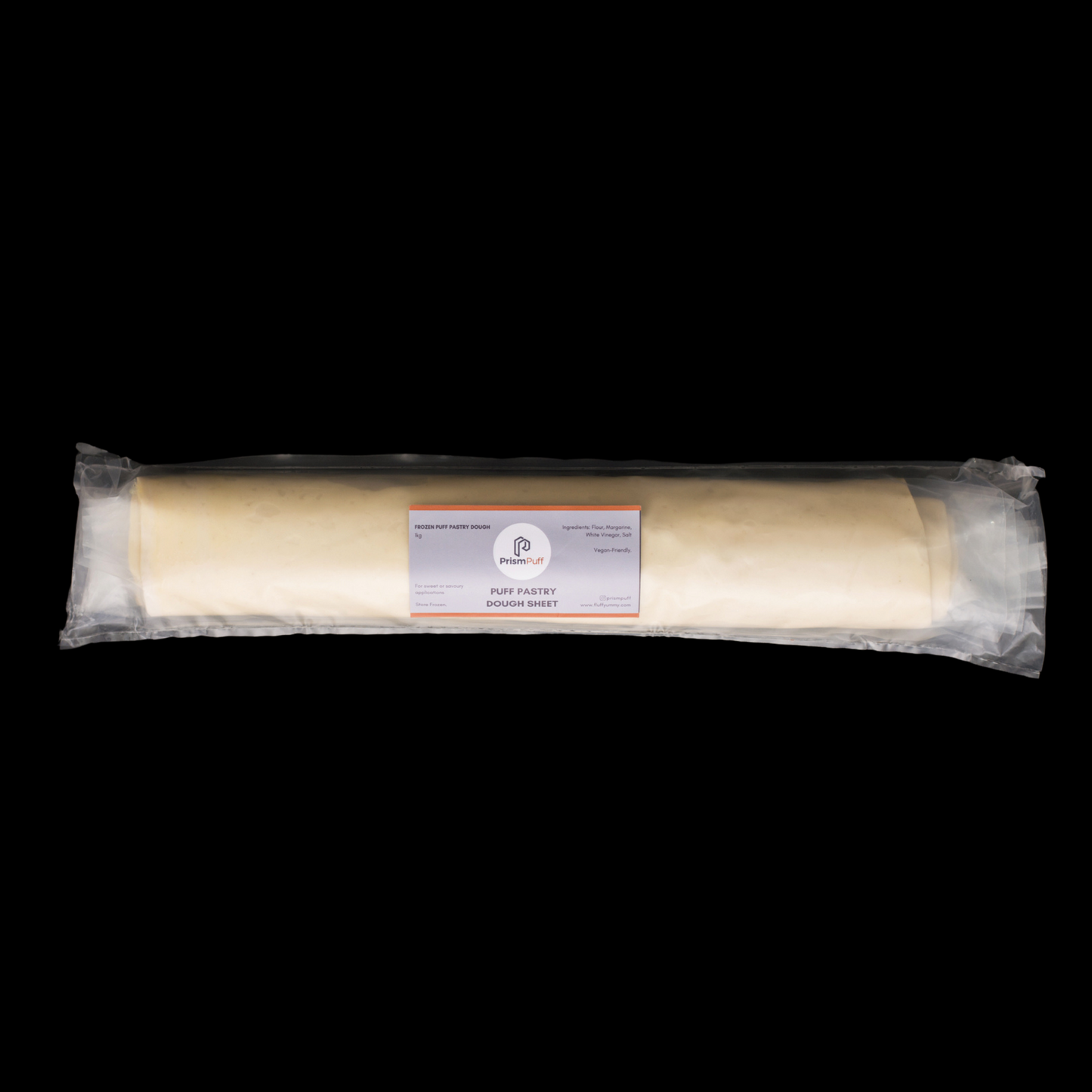 Frozen Classic Margarine Puff Pastry Dough Sheet Roll (1kg)