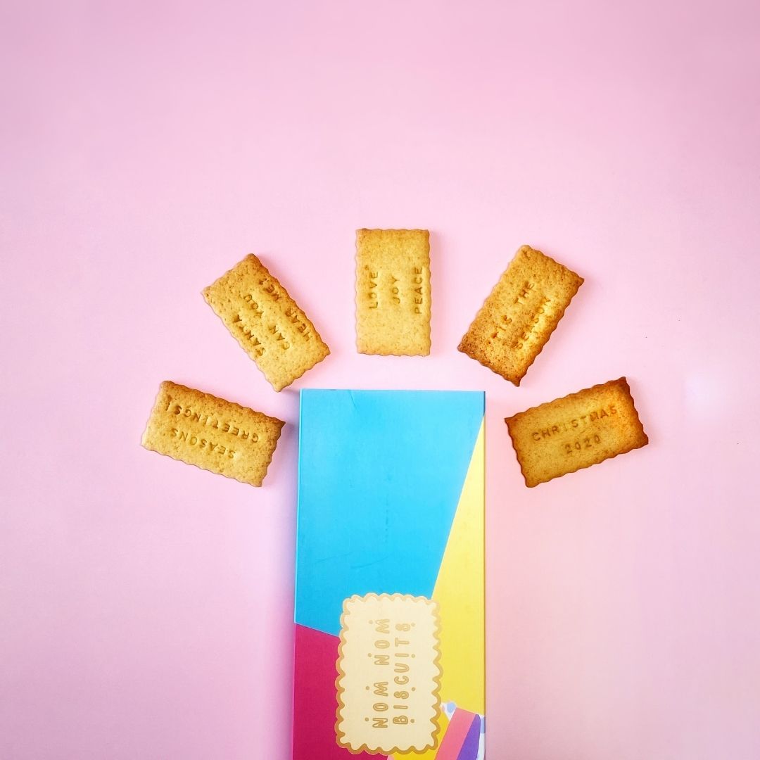 Nomnom Biscuit (Customized Text)