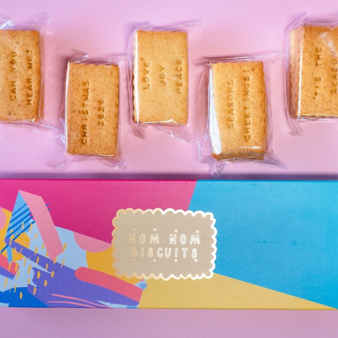 Nomnom Biscuit (Customized Text)