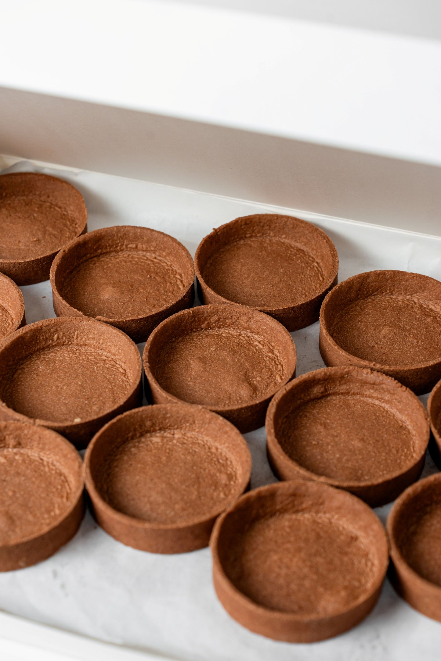 Individual Chocolate Tart Shells (30 pcs per tray)