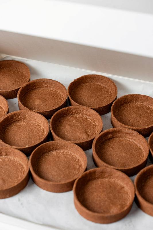 Individual Chocolate Tart Shells (30 pcs per tray)