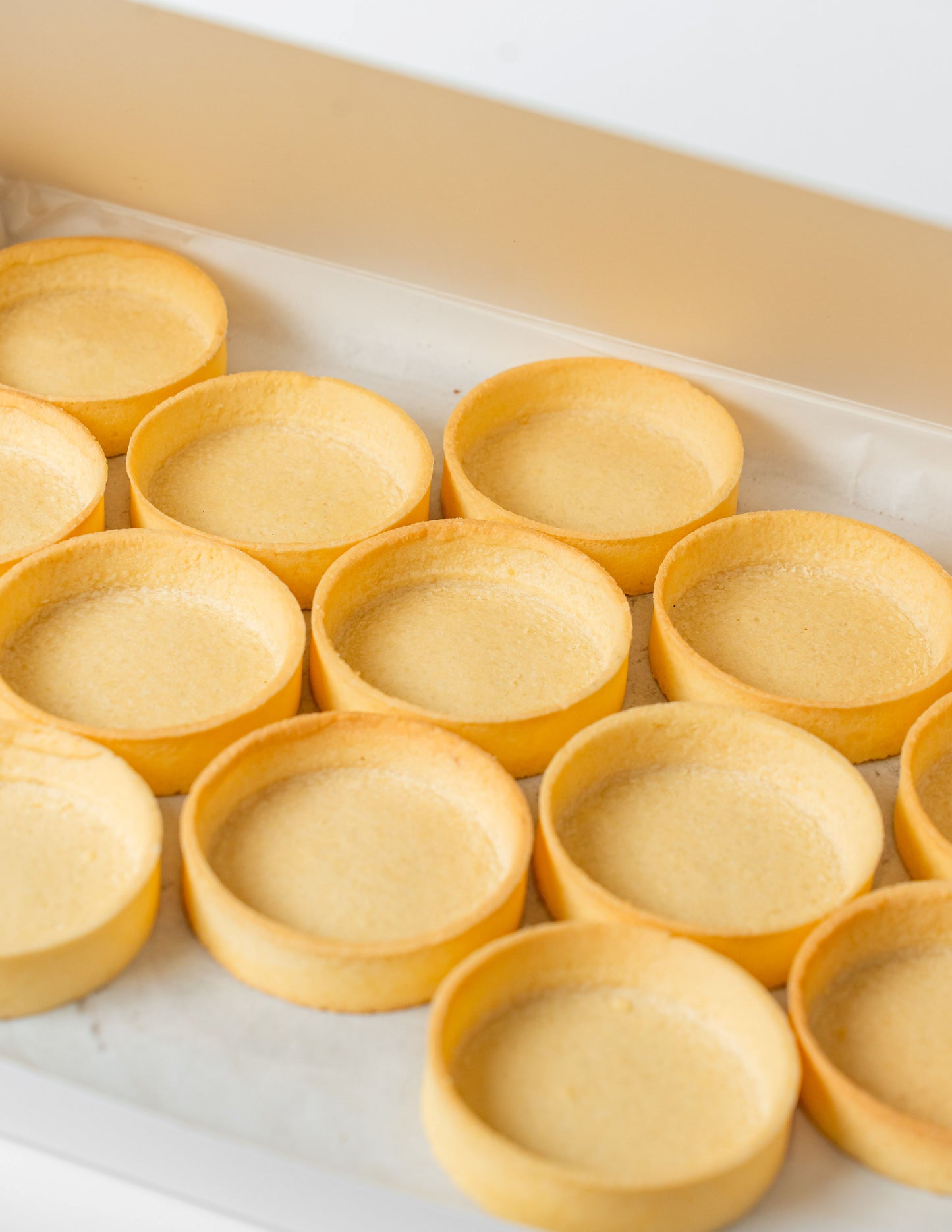 Individual Plain Sweet Tart Shells (30 pcs per tray)