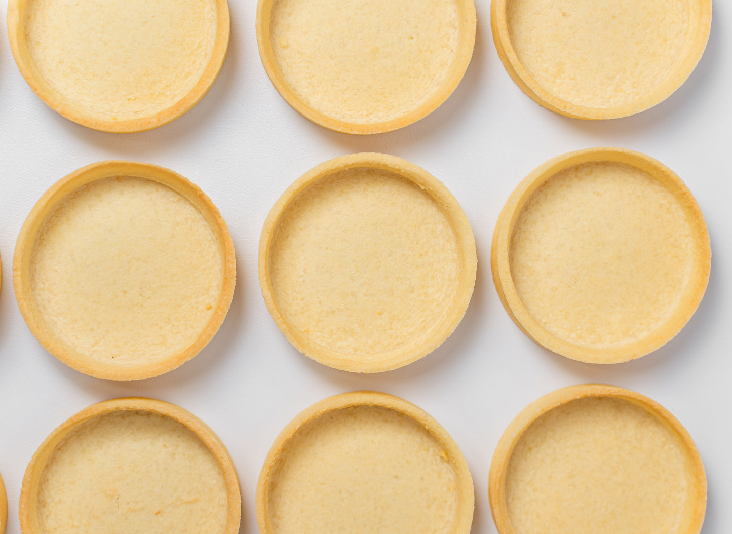 Individual Plain Sweet Tart Shells (30 pcs per tray)