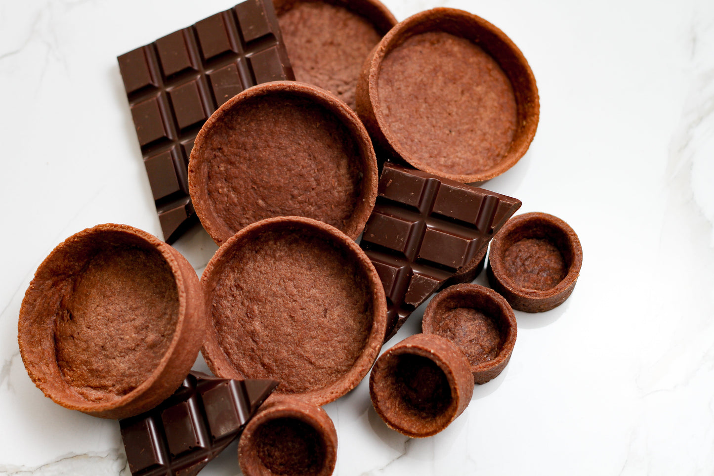Mini Chocolate Tart Shells (144 pcs. per tray)