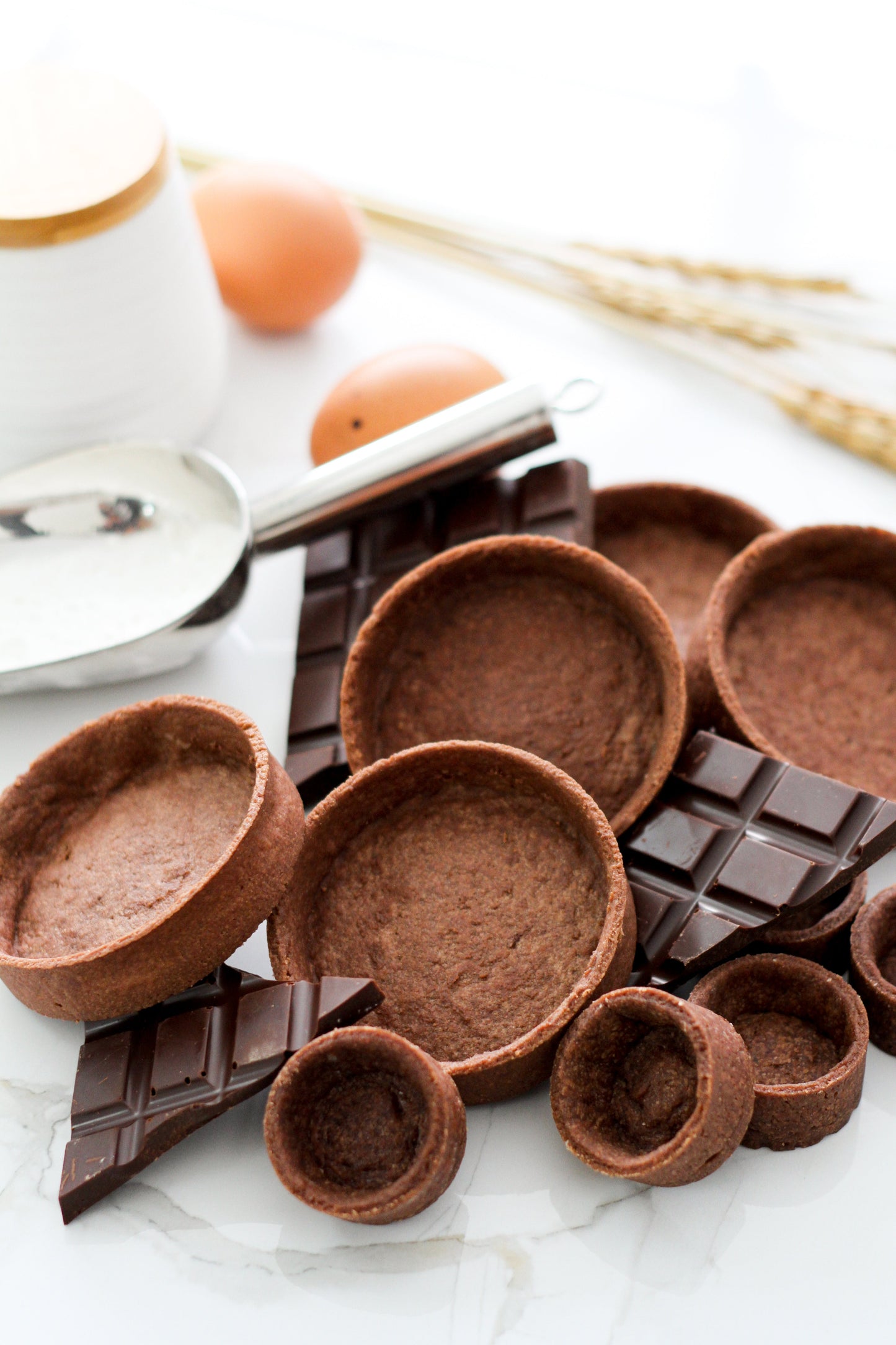 Mini Chocolate Tart Shells (144 pcs. per tray)
