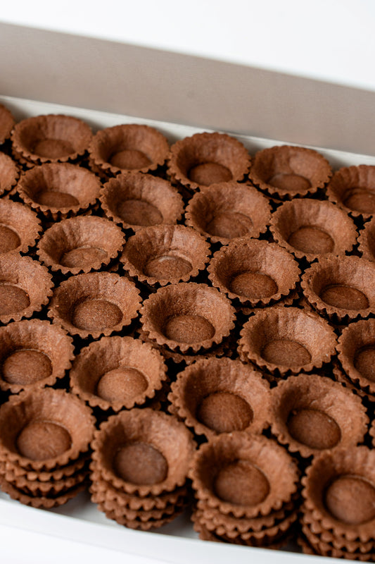 Mini Old Fashioned Chocolate Tart Shells (168 pcs. per tray)