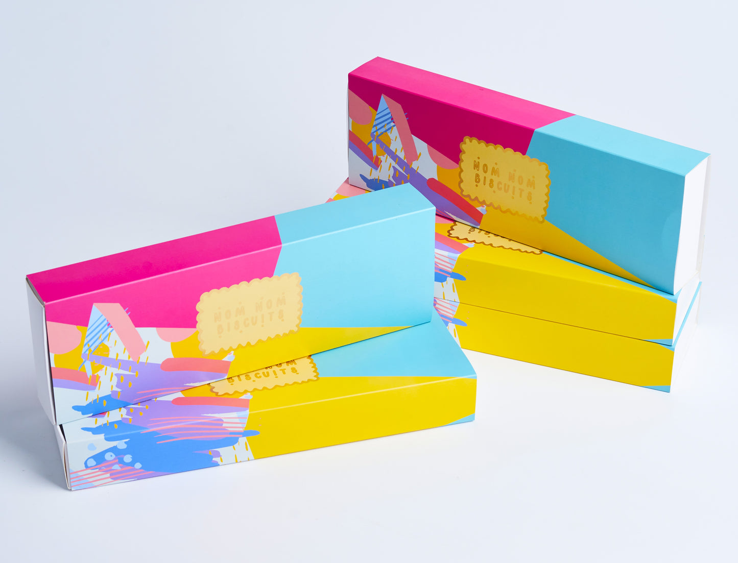 Nomnom Biscuits Happy Colors Box - Bundle of 5