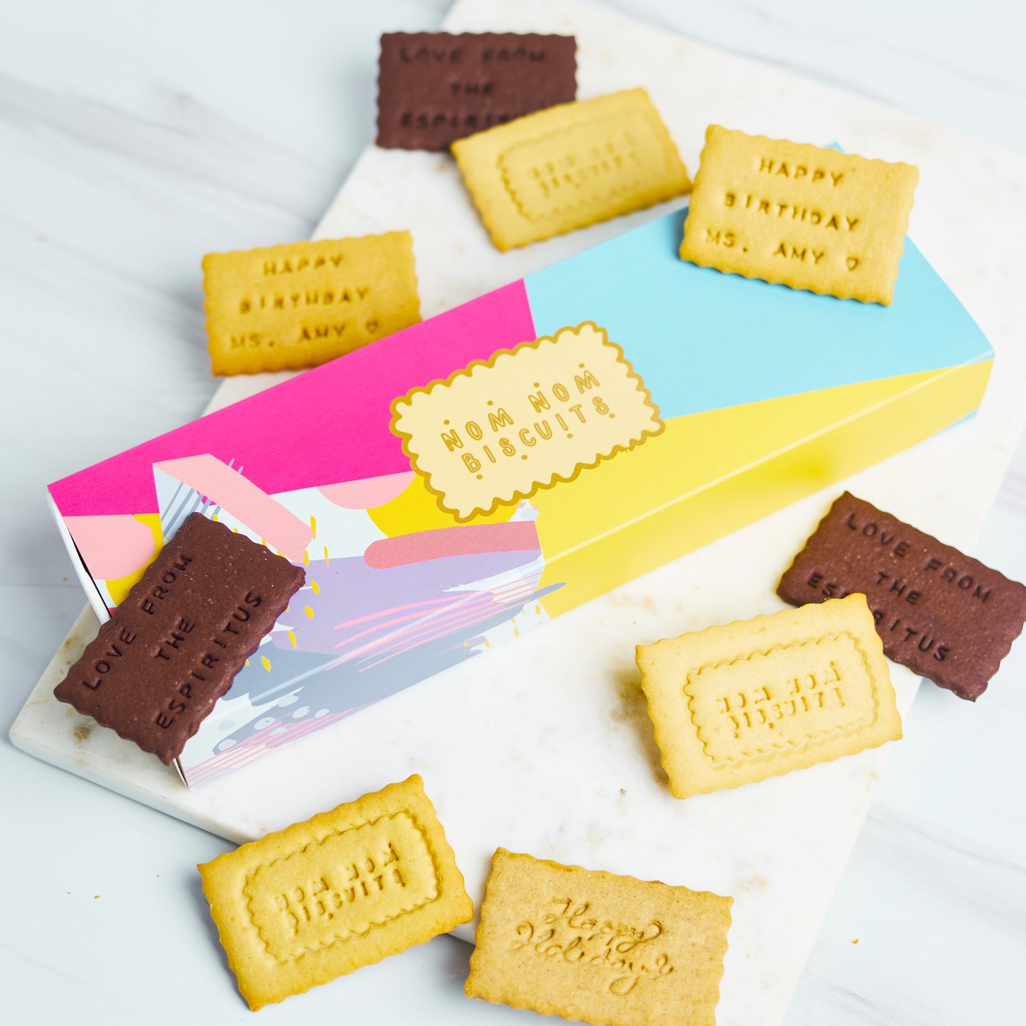 Nomnom Biscuit (Customized Text)