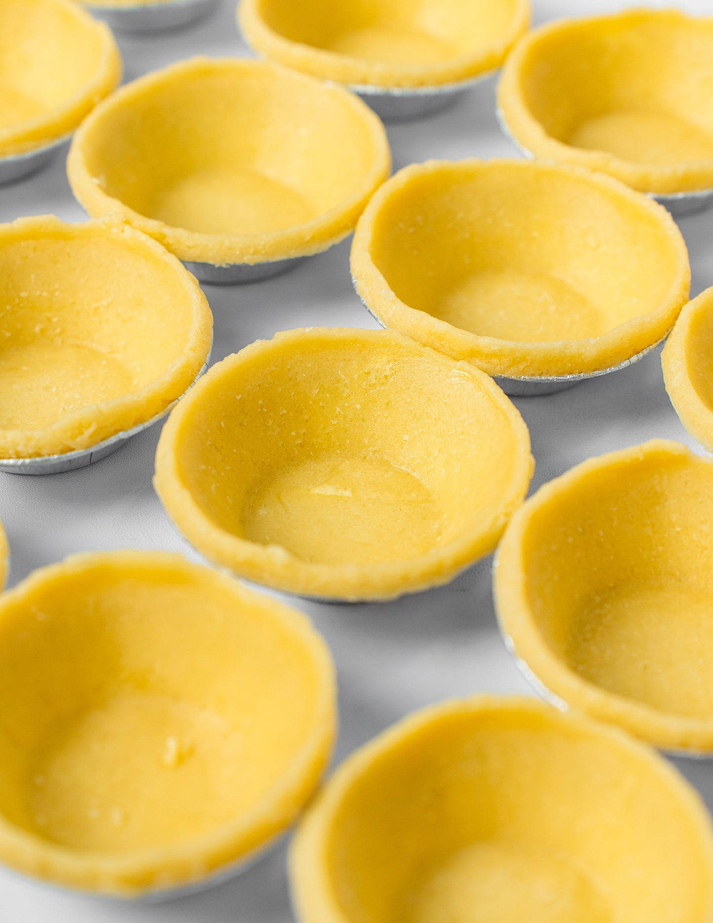 Medium Sweet Shortcrust Dough Tart Shells 20 pcs -  (for Hokkaido Baked Cheese Tarts)