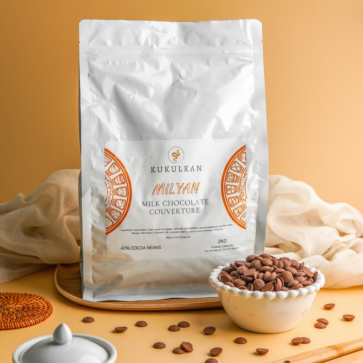 Kukulkan Milyan Milk Couverture 42% (2kg)