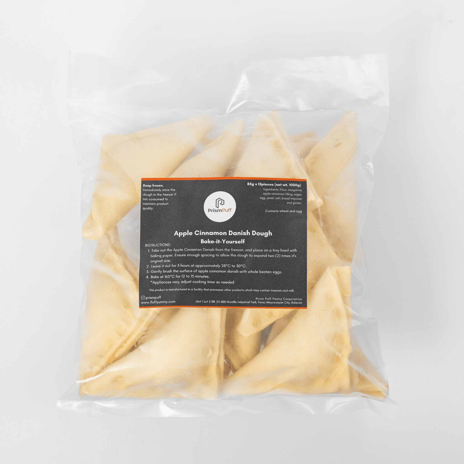 Bake - It - Yourself Apple Cinnamon Danish (12pcs) - Fluffyummy Gastrogroup