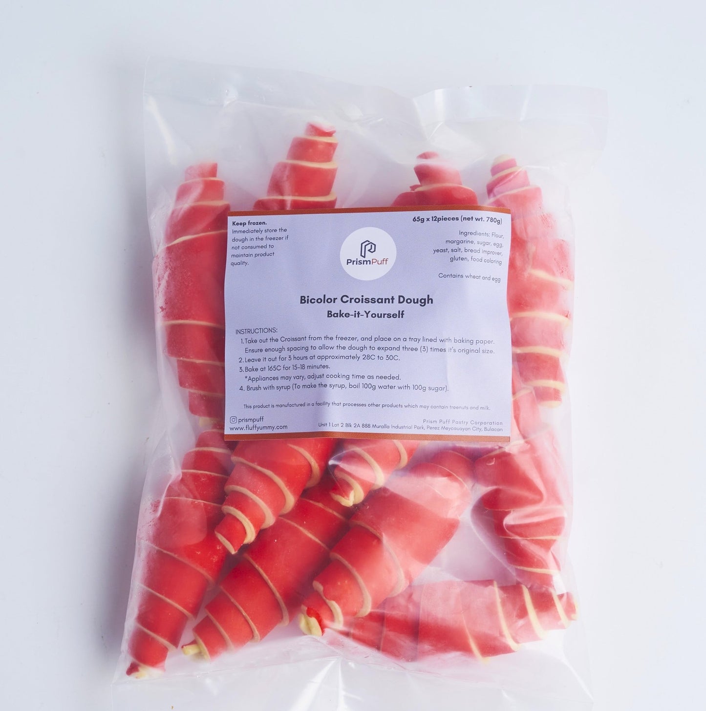 Bake - It - Yourself Frozen Bicolor Croissants (12pcs) - Fluffyummy Gastrogroup