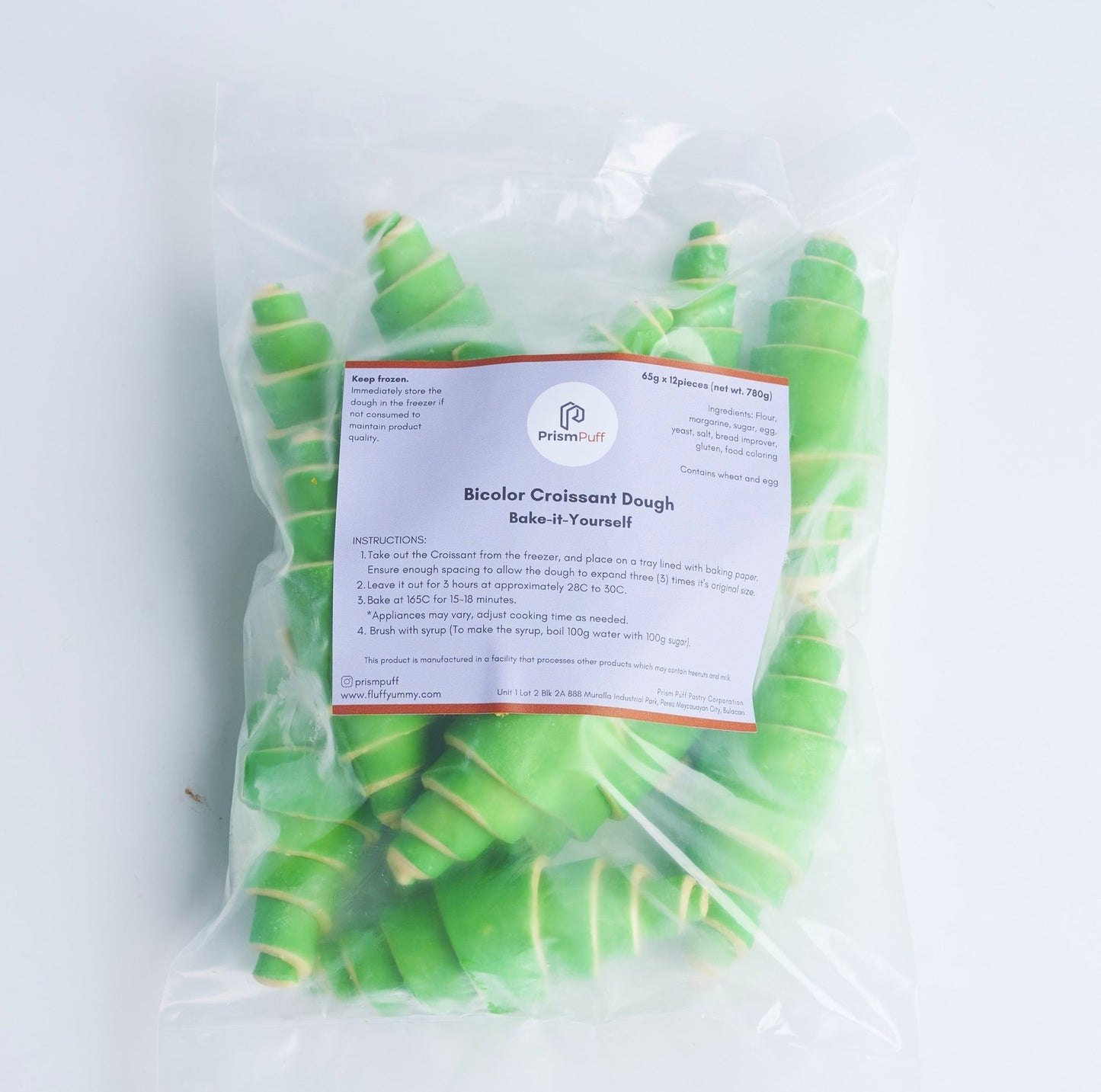 Bake - It - Yourself Frozen Bicolor Croissants (12pcs) - Fluffyummy Gastrogroup