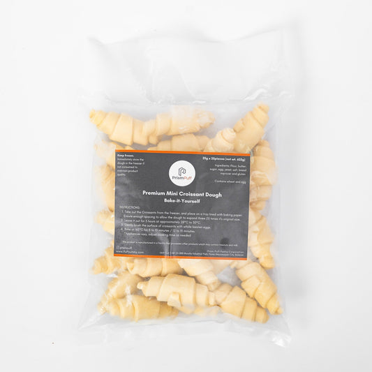 Bake - it - Yourself Frozen Premium Butter Mini Croissants (25 pcs) - Fluffyummy Gastrogroup