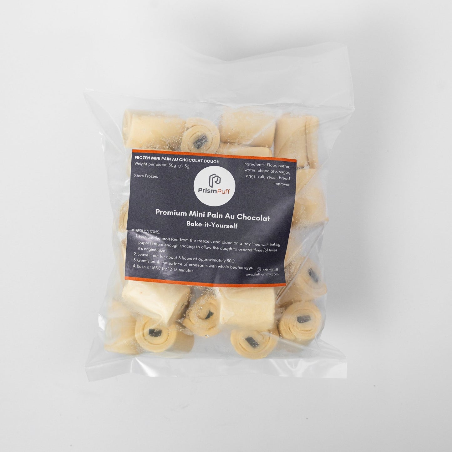 Bake - it - Yourself Frozen Premium Butter Mini Pain Au Chocolat (25 pcs) - Fluffyummy Gastrogroup