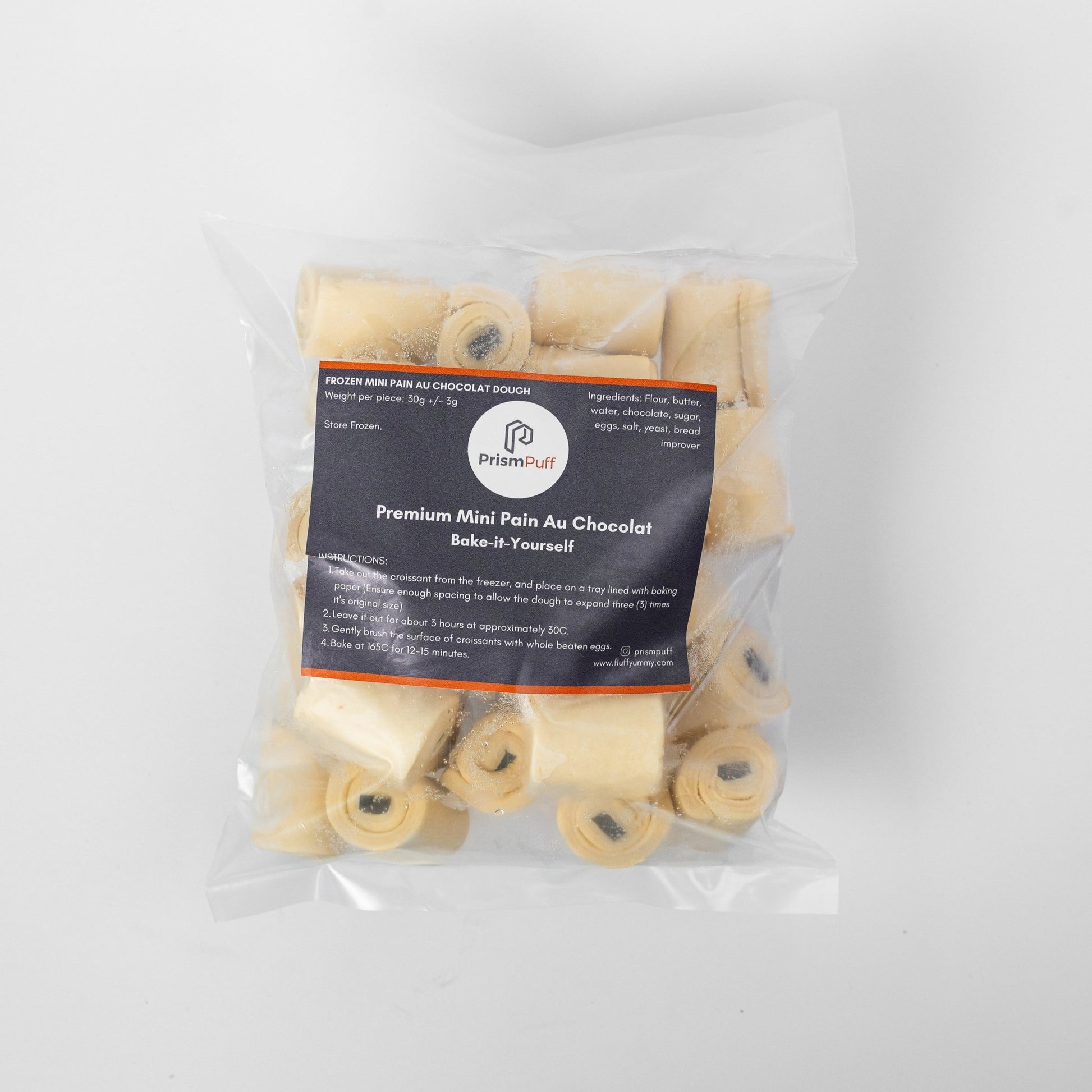 Bake - it - Yourself Frozen Premium Butter Mini Pain Au Chocolat (25 pcs) - Fluffyummy Gastrogroup