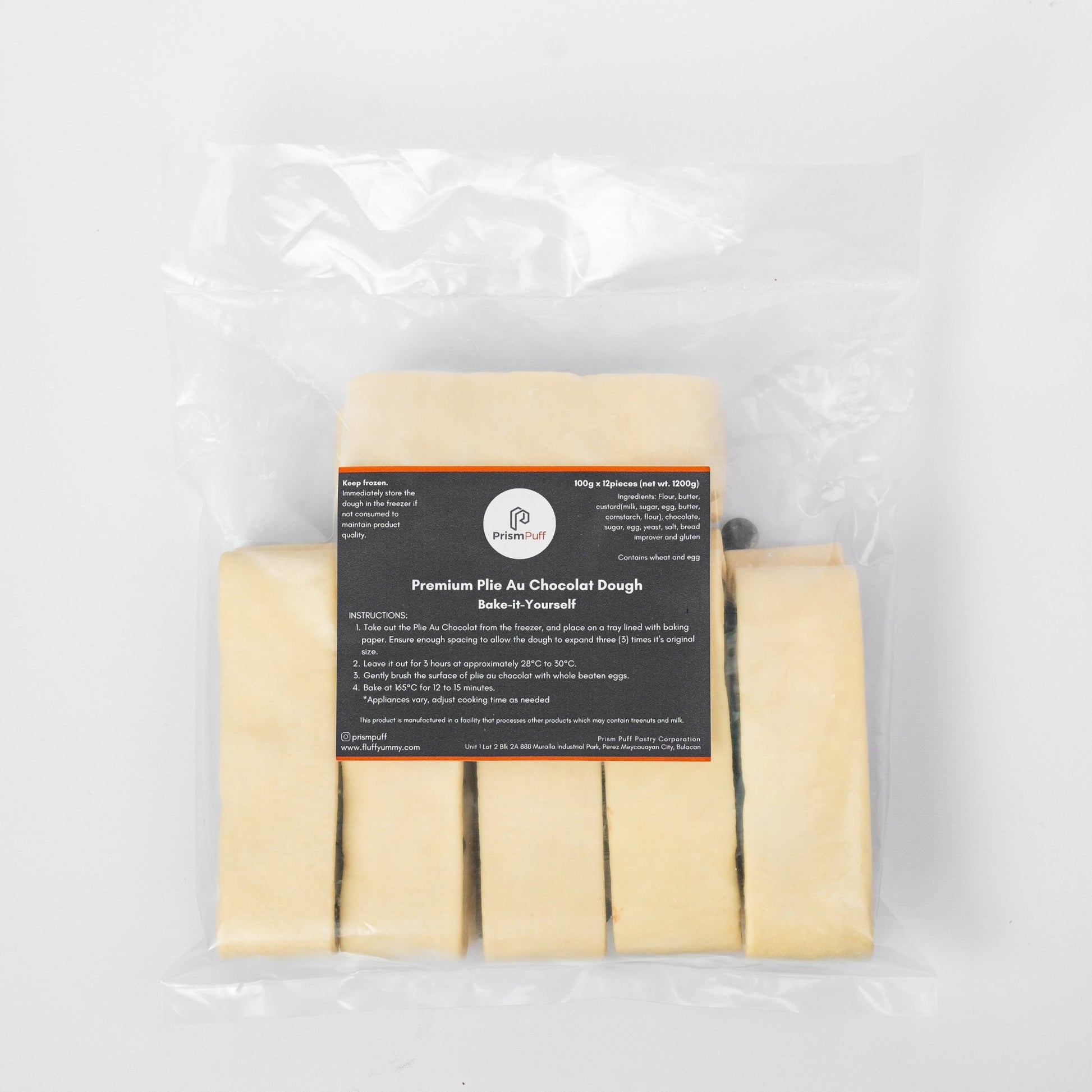 Bake - it - Yourself Frozen Premium Butter Plié Au Chocolate (12pcs) - Fluffyummy Gastrogroup