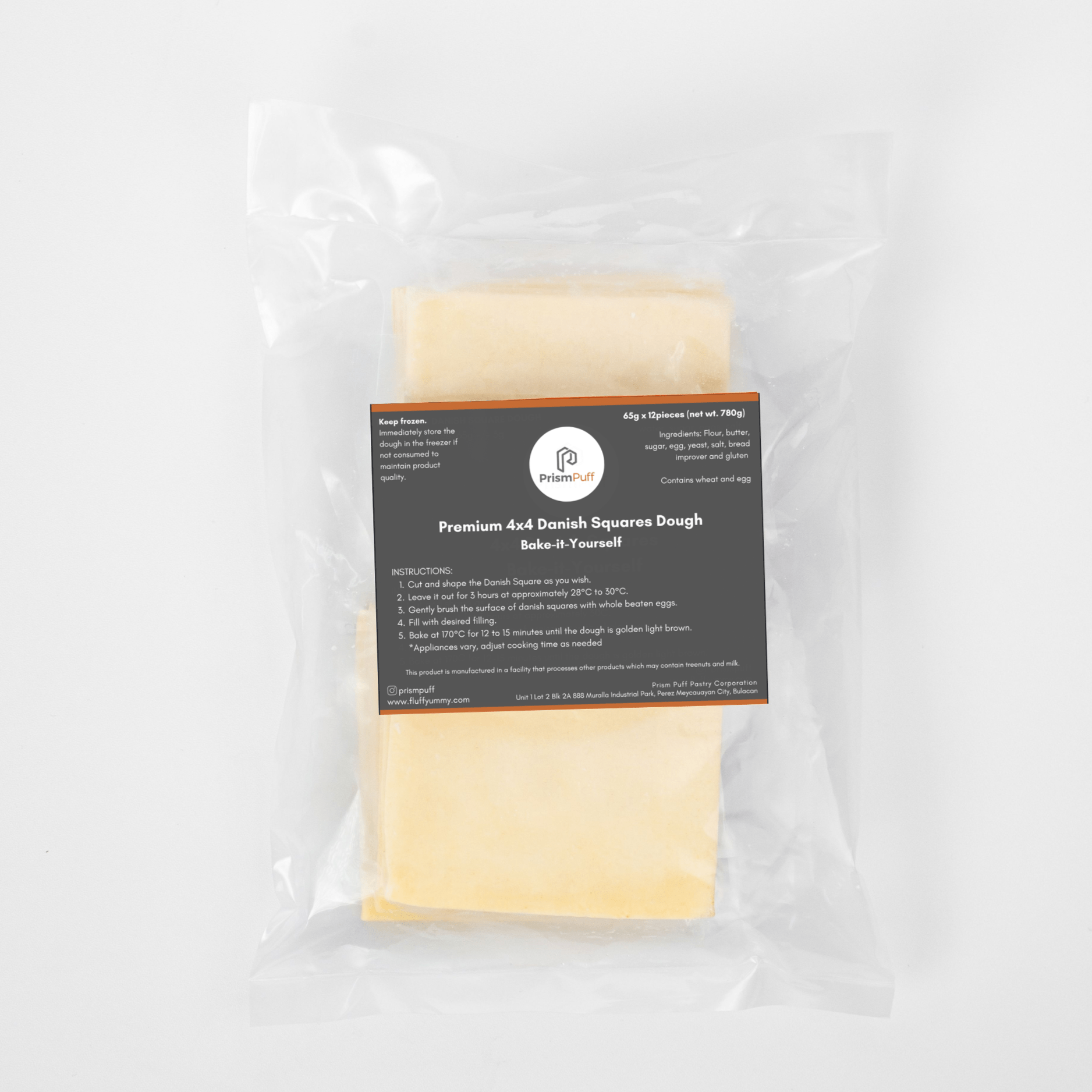 Bake - It - Yourself Premium Butter 4x4 Danish Squares (12 pcs) - Fluffyummy Gastrogroup