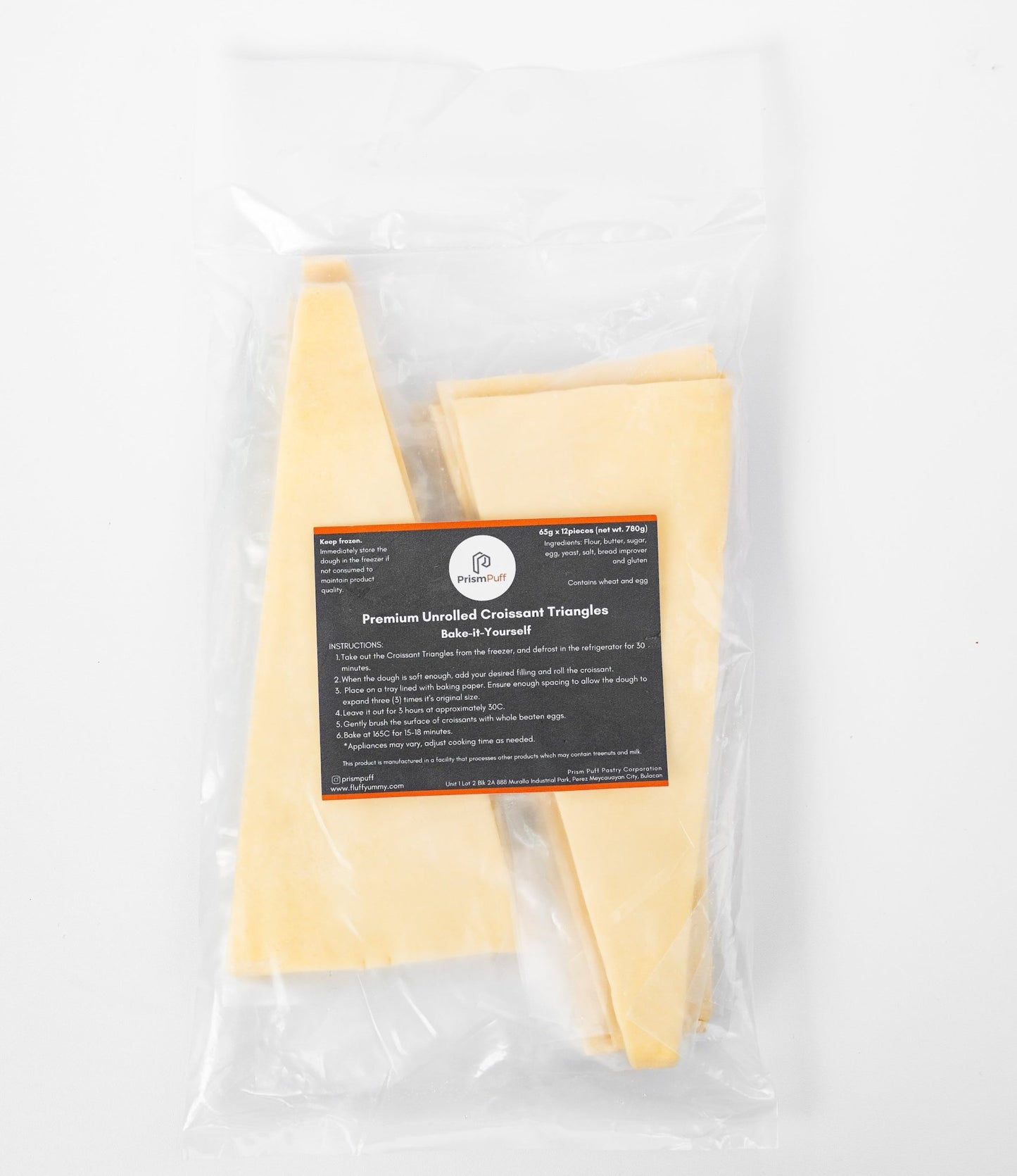 Bake - it - Yourself Premium Butter Unrolled Croissant Triangles (12pcs) - Fluffyummy Gastrogroup