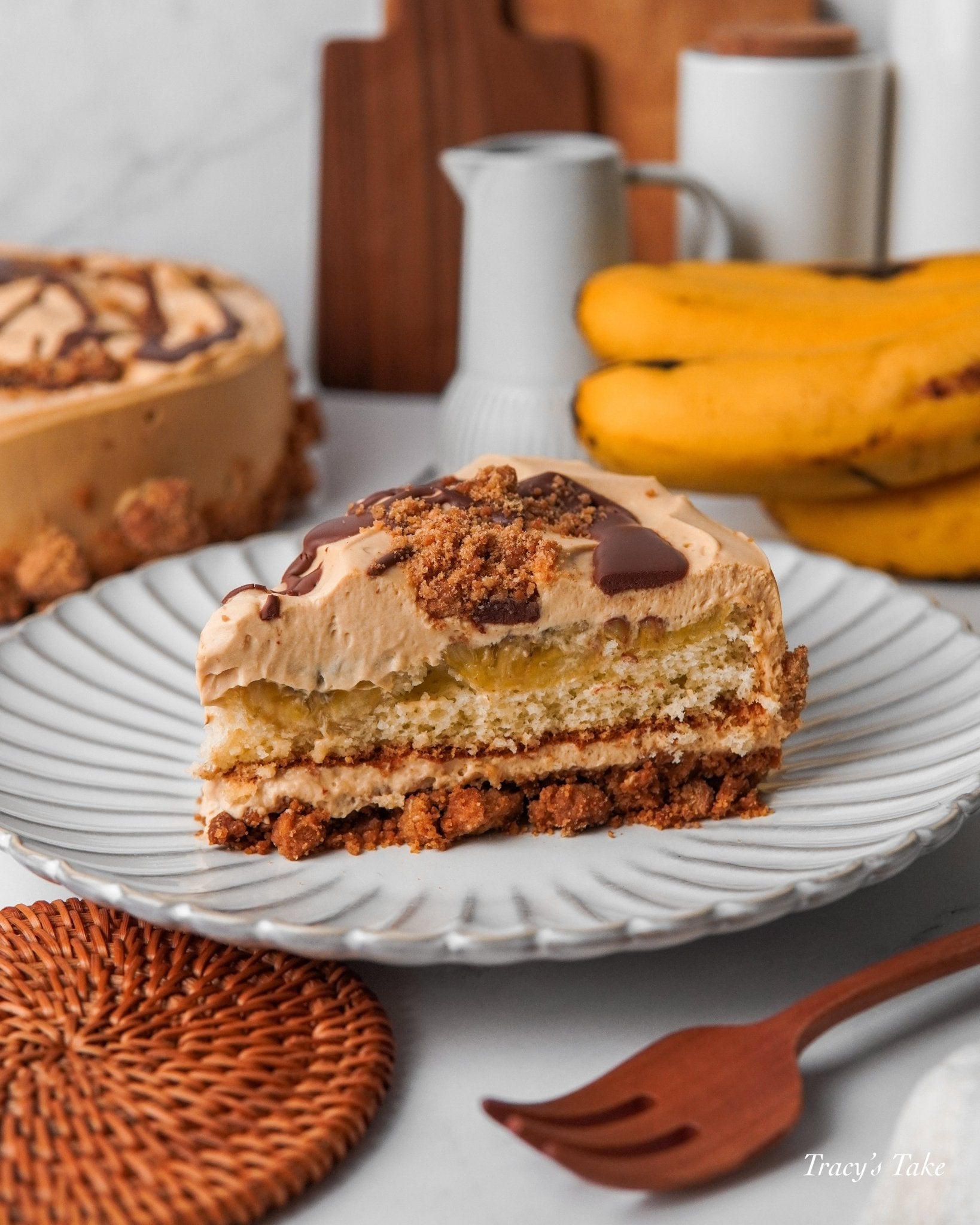 Banofee Cake 8" - Fluffyummy Gastrogroup