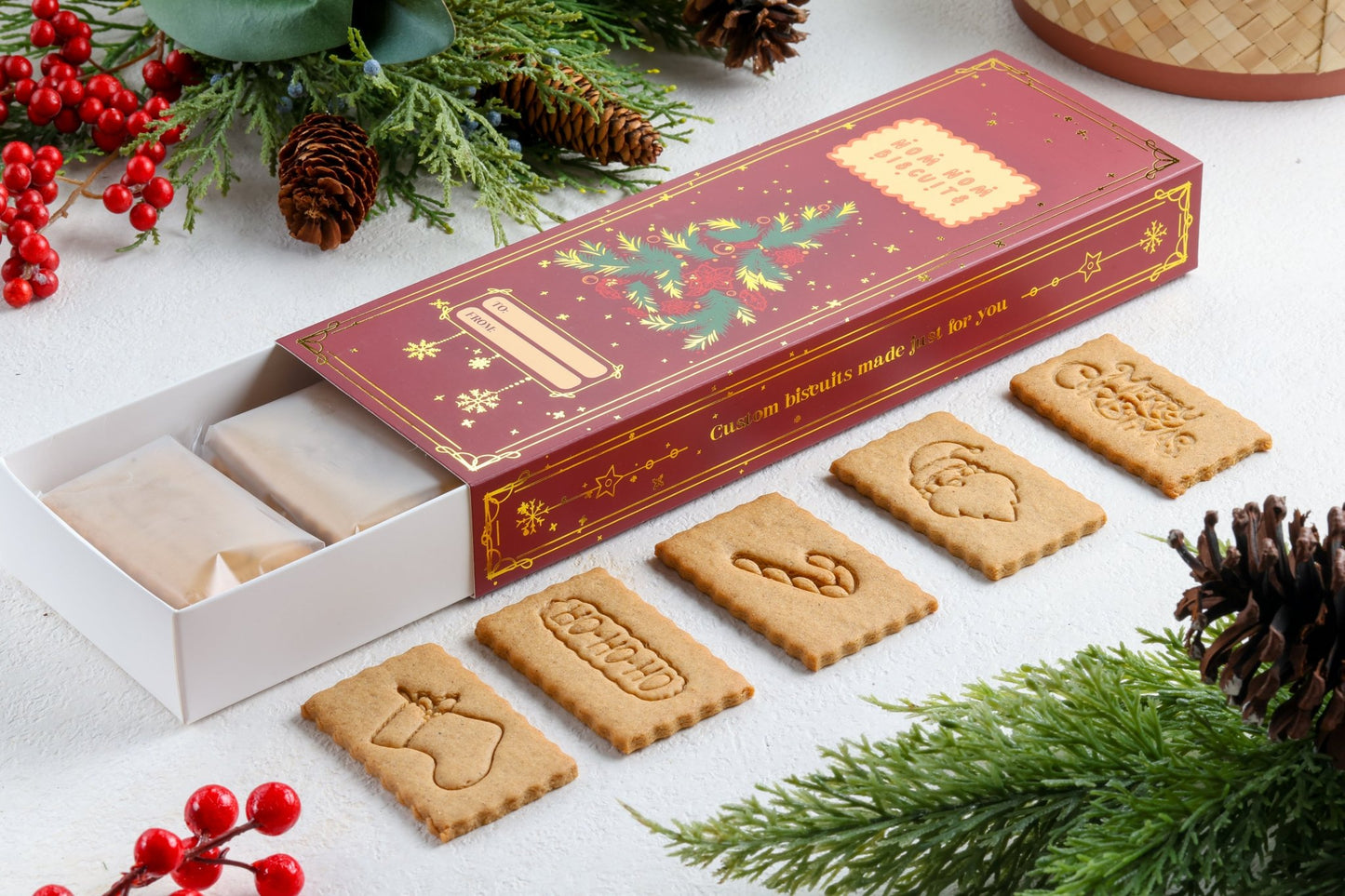 Early Bird Promo: 10 boxes of Holiday Edition 2025 Nomnom Biscuits - Fluffyummy Gastrogroup