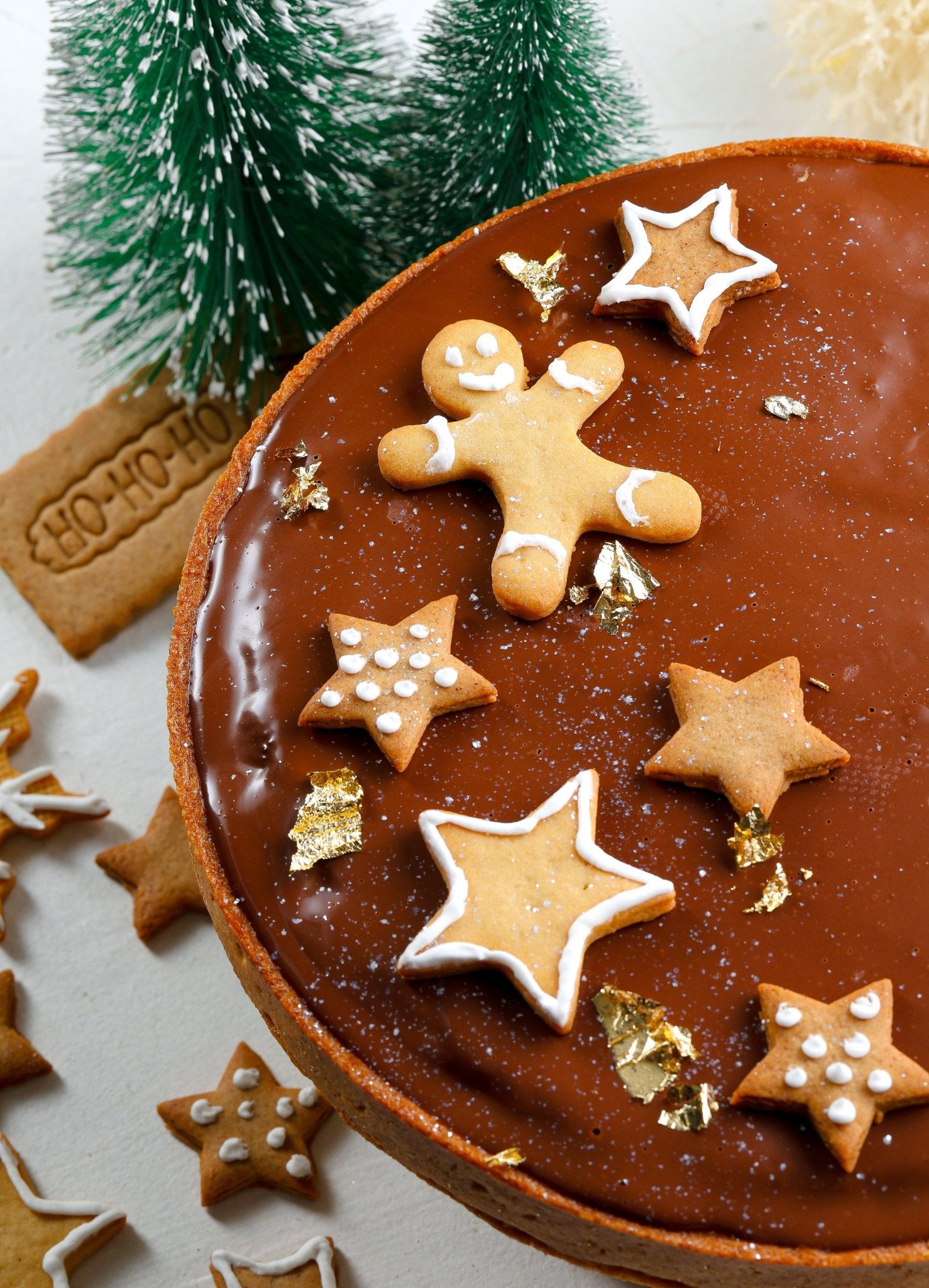 Gingerbread Chocolate Tart - Fluffyummy Gastrogroup
