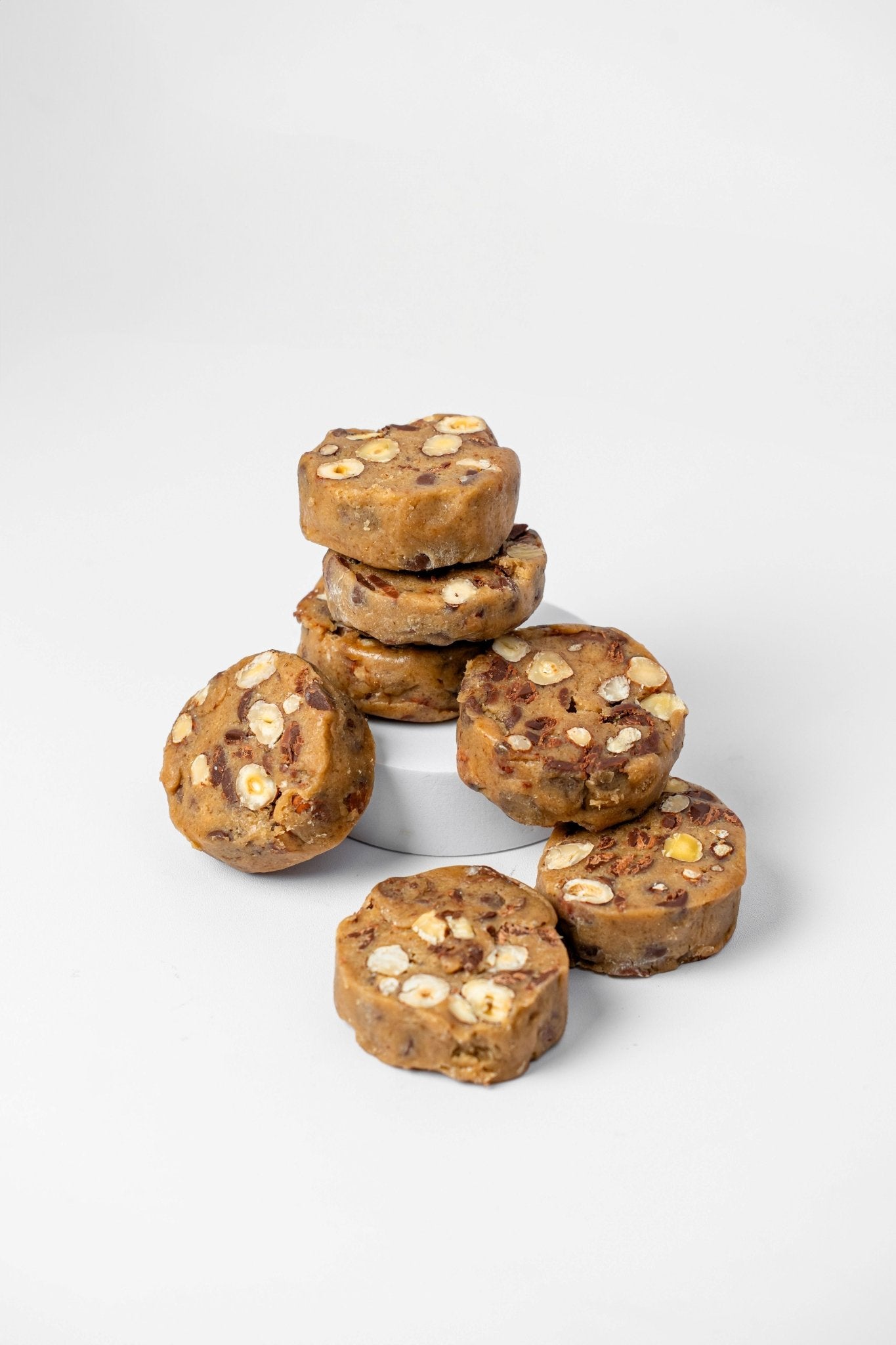 Hazelnut Milk Frozen Cookie Dough (12pcs) - Fluffyummy Gastrogroup