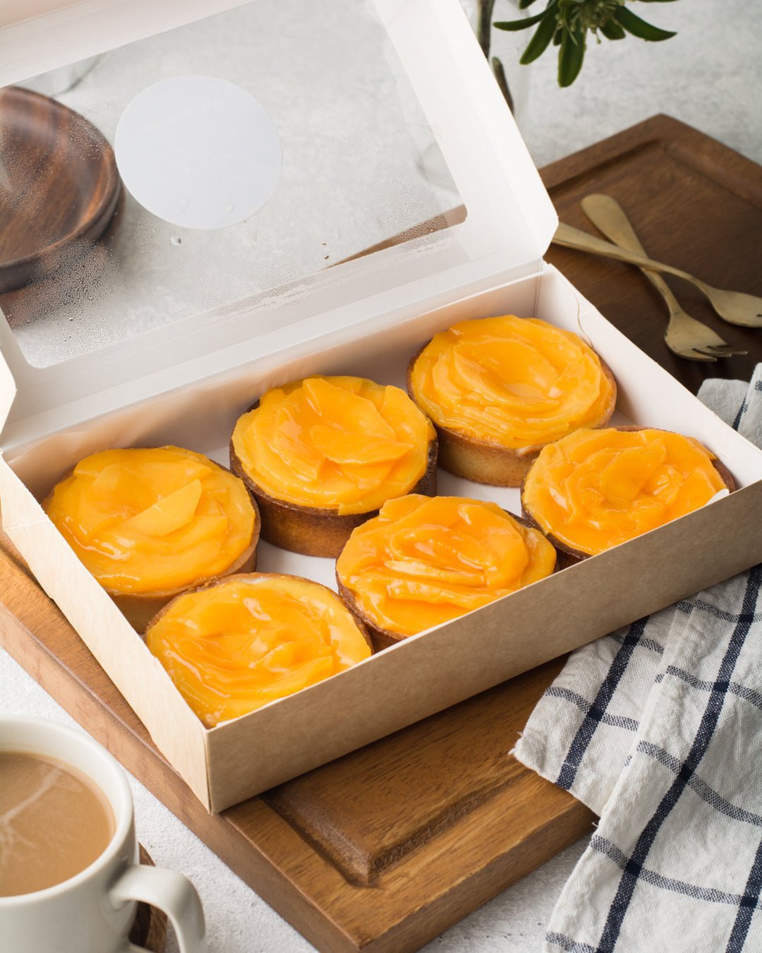 Individual Mango Tarts Box of 6 - Fluffyummy Gastrogroup