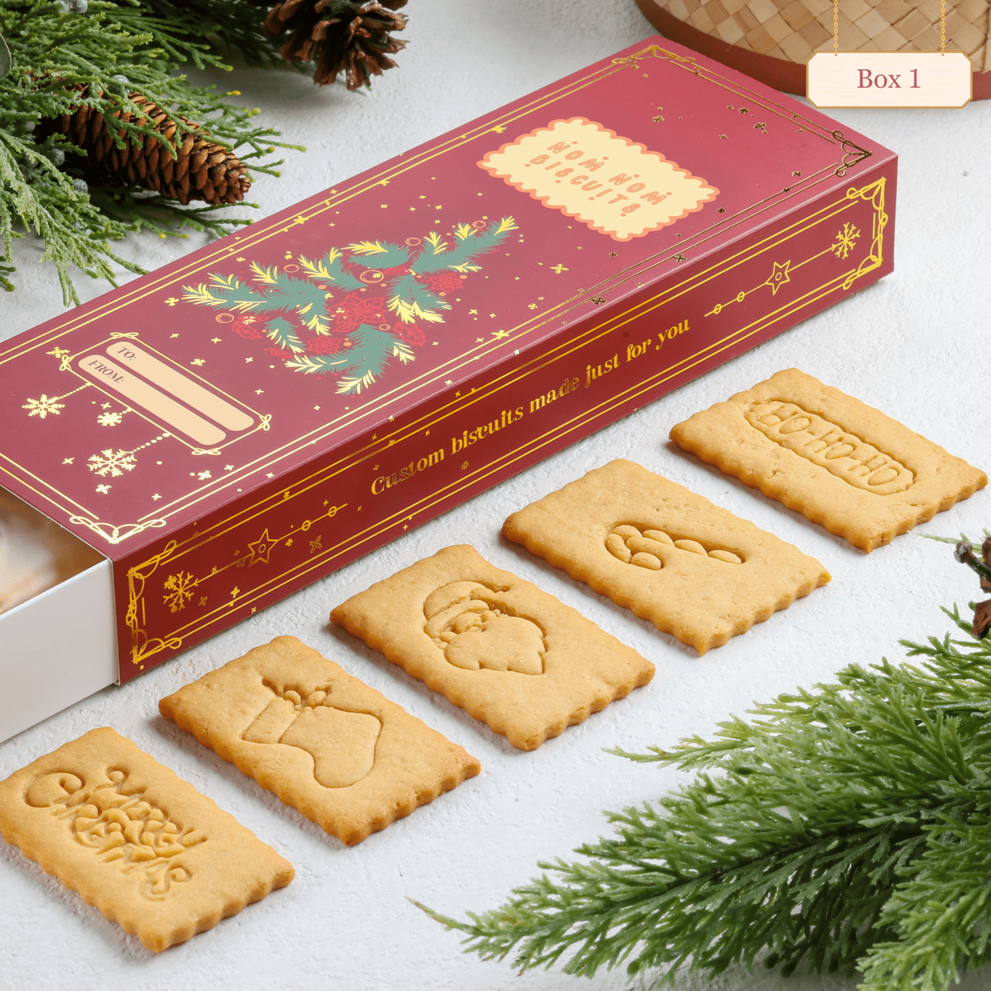 Limited Edition Holiday Box Nomnom Biscuits - Fluffyummy Gastrogroup
