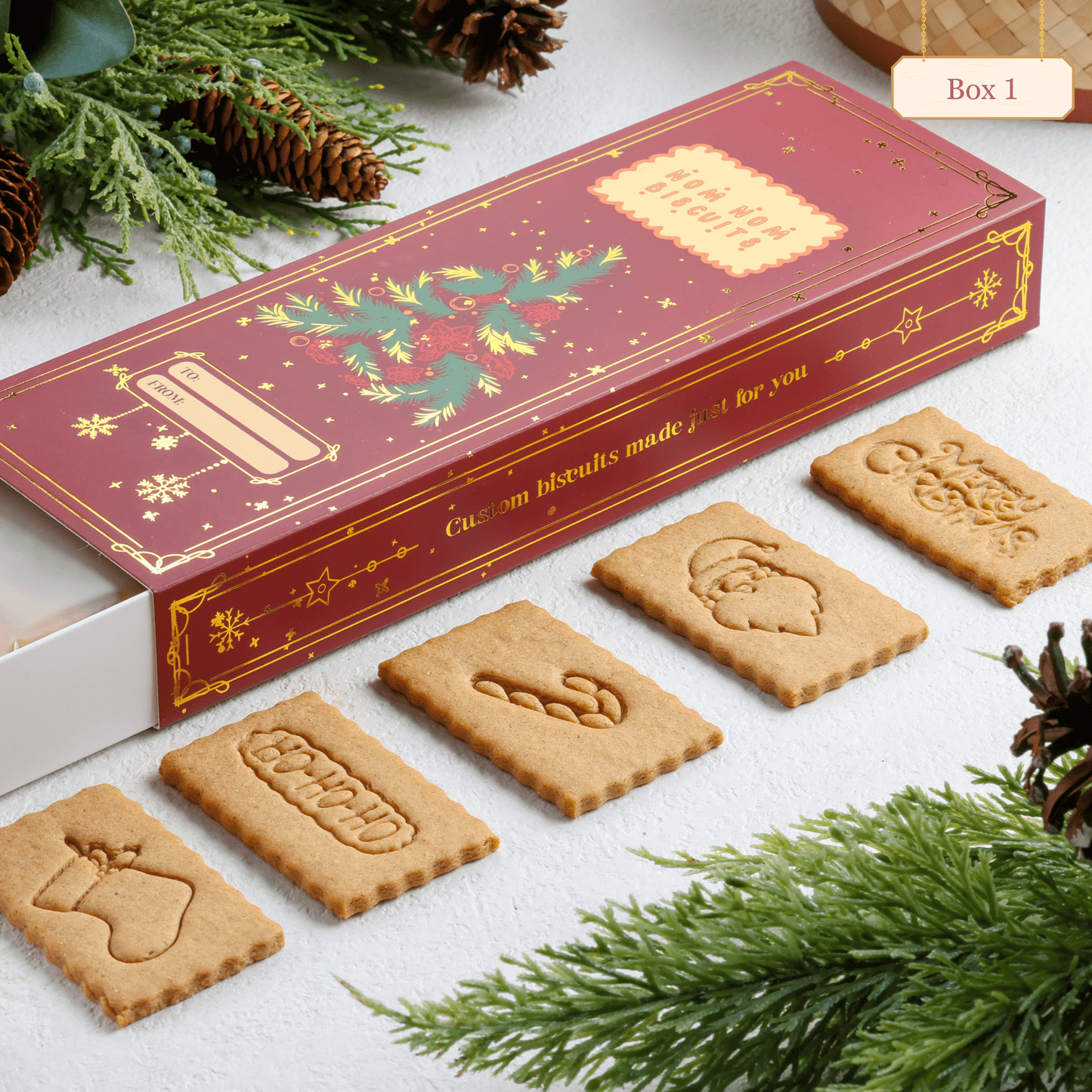 Limited Edition Holiday Box Nomnom Biscuits - Fluffyummy Gastrogroup