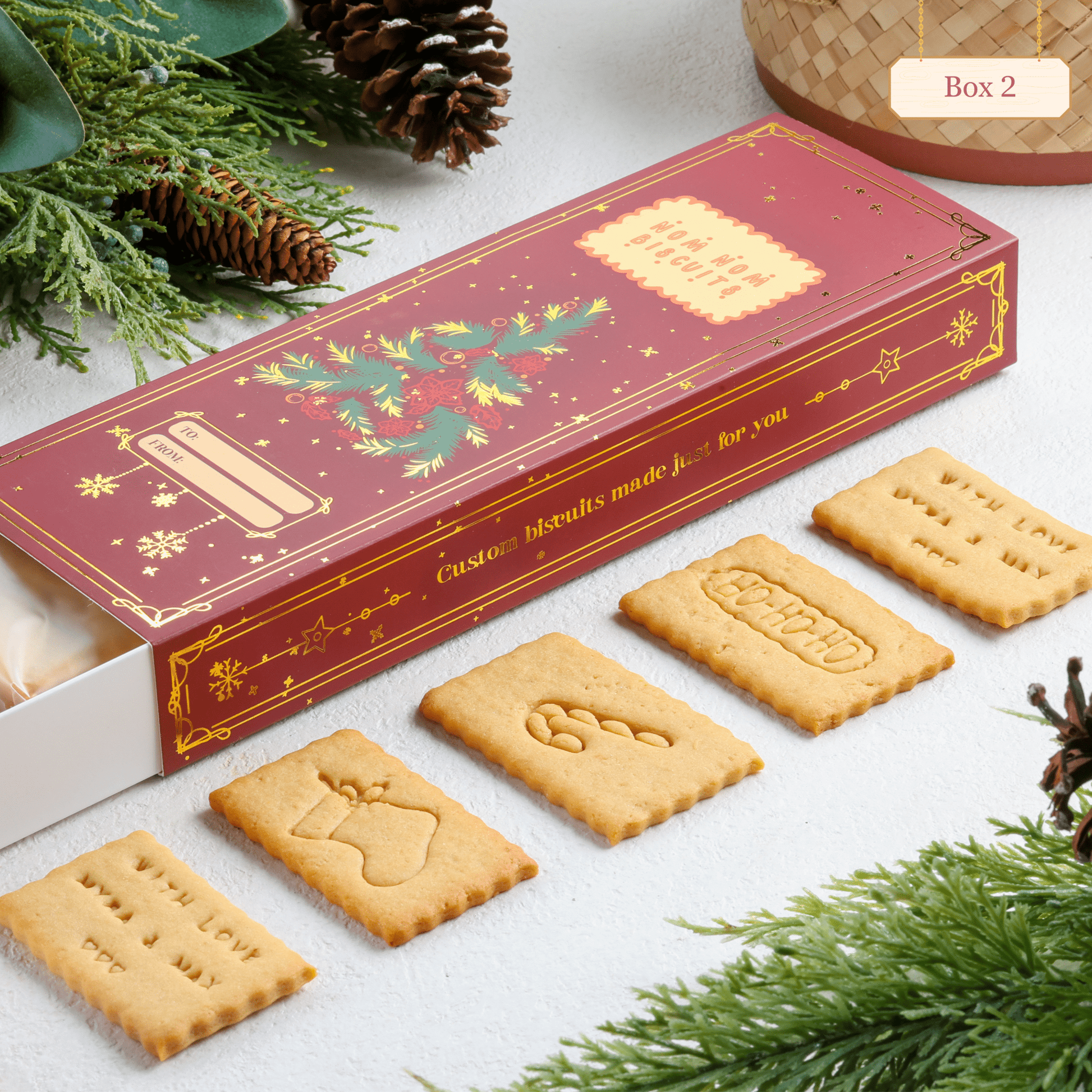 Limited Edition Holiday Box Nomnom Biscuits - Fluffyummy Gastrogroup
