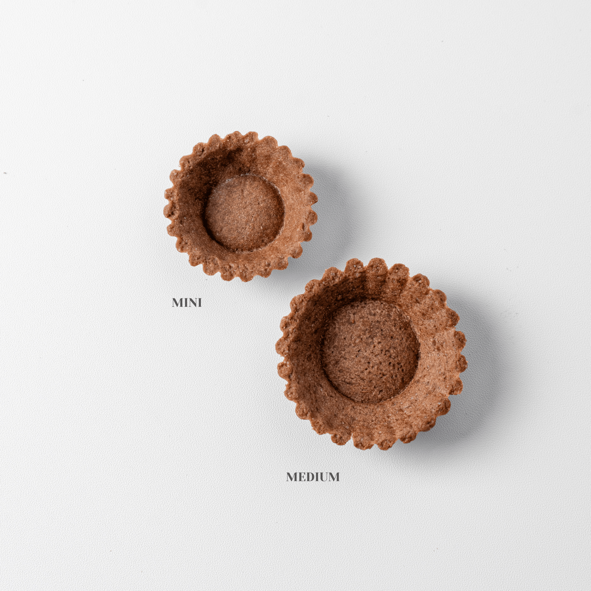 Medium Old Fashioned Chocolate Tart Shells (84 pcs. per tray) - Fluffyummy Gastrogroup