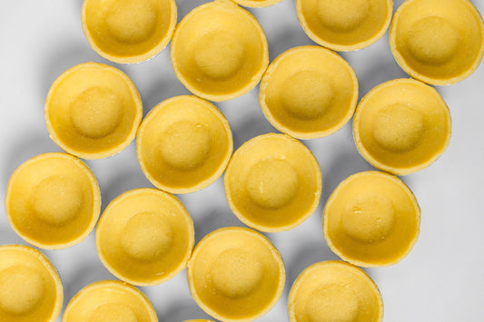 Medium Sweet Shortcrust Dough Tart Shells 20 pcs - (for Hokkaido Baked Cheese Tarts) - Fluffyummy Gastrogroup