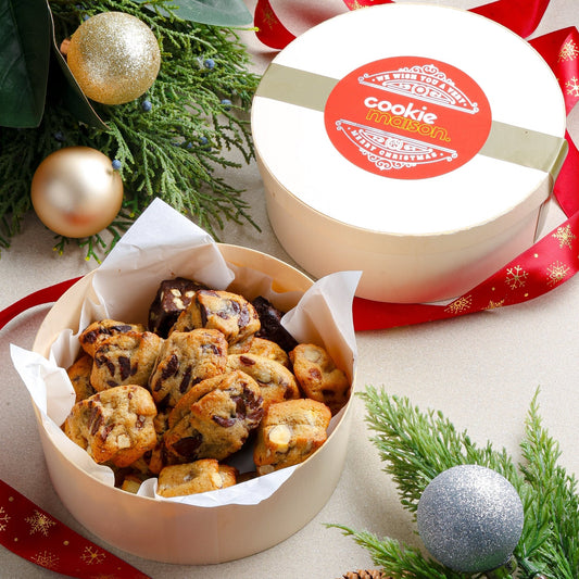 Mini Cookie Nibblers Wooden Gift Box (20 mini pcs) - Fluffyummy Gastrogroup