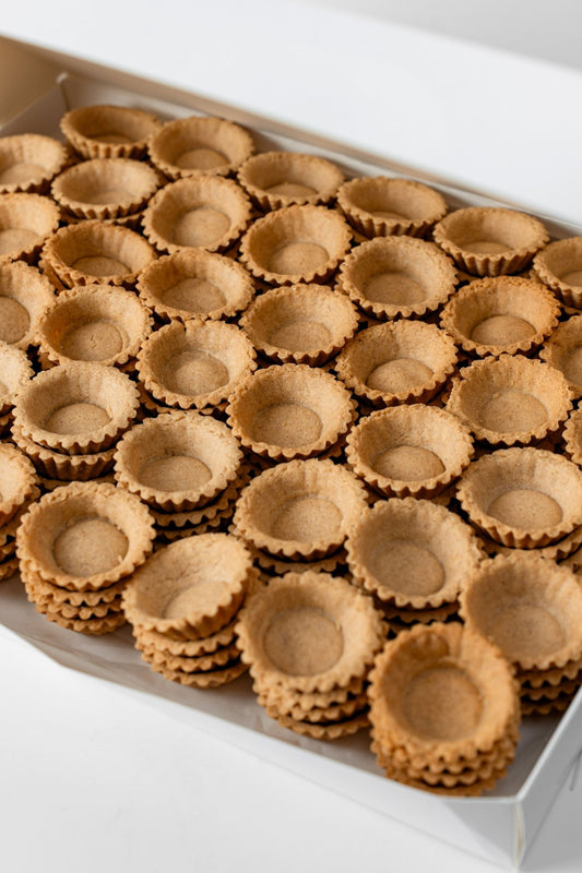 Mini Old Fashioned Speculoos Tart Shells (168 pcs. per tray) - Fluffyummy Gastrogroup