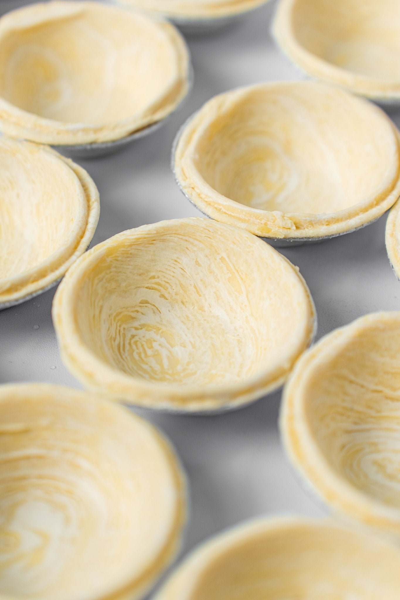 Mini Puff Pastry Dough 40 pcs - (for Portuguese Egg Tarts) - Fluffyummy Gastrogroup